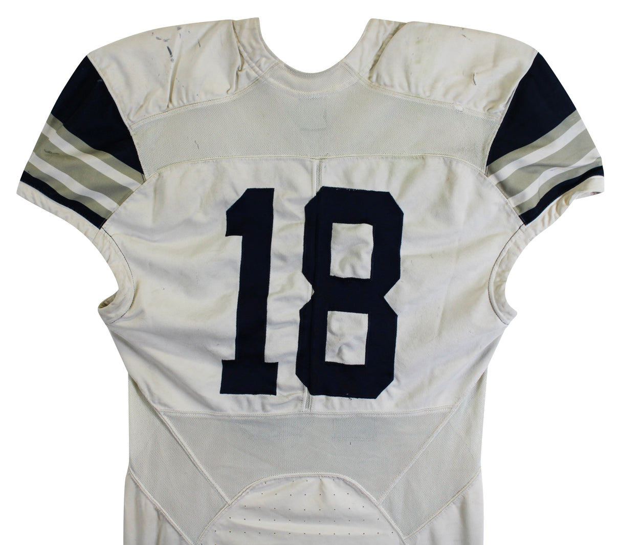 Marvin Mims "3x Insc" Signed Game Used LSHS White Nike Authentic Jersey JSA Wit