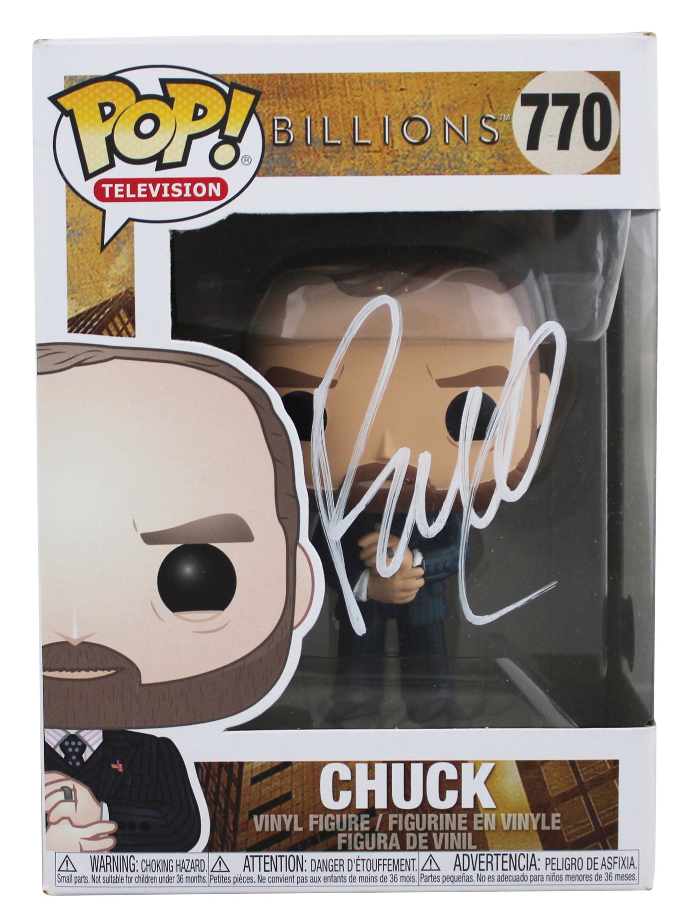 Paul Giamatti Billions Signed Chuck #770 Funko Pop Vinyl Figure BAS #BT57777