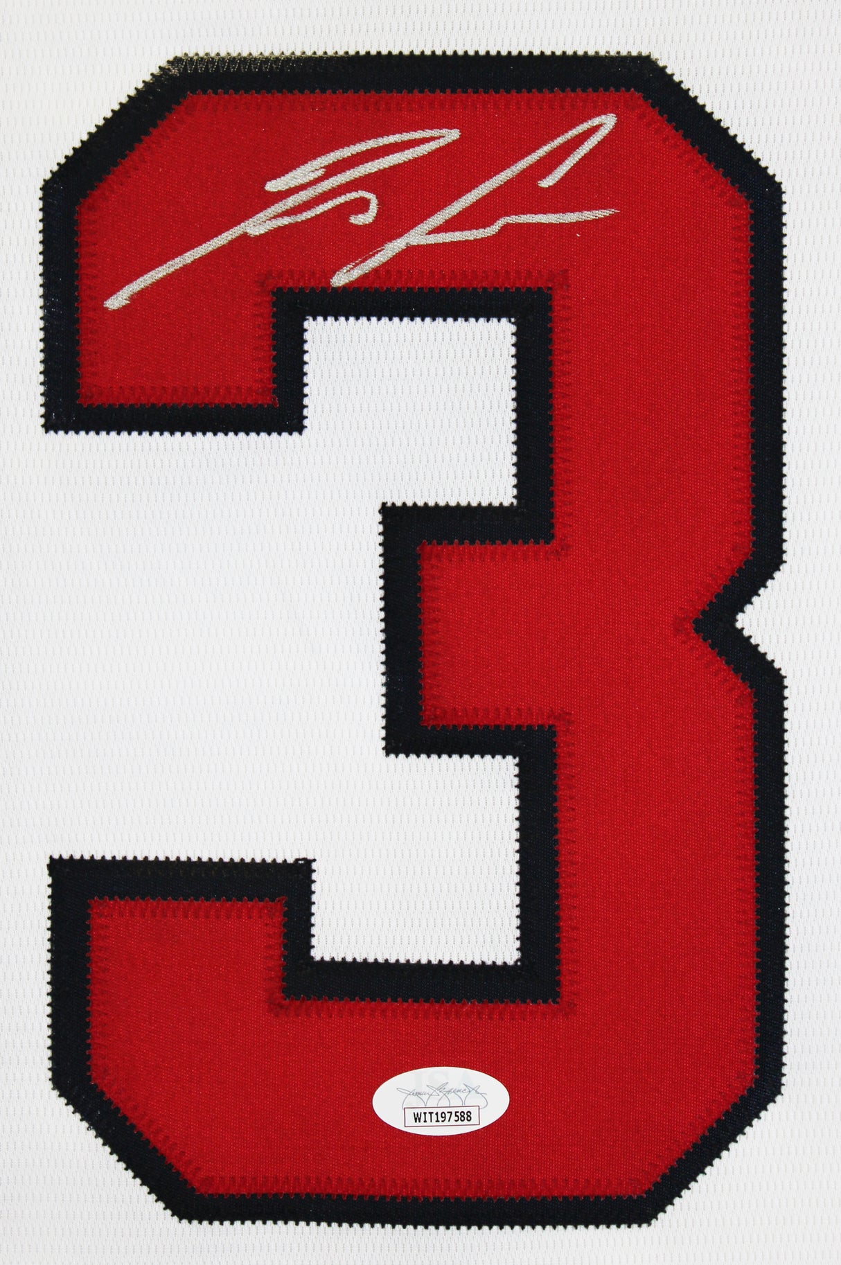 Braves Ronald Acuna Jr. Signed White Majestic Framed Jersey JSA 2