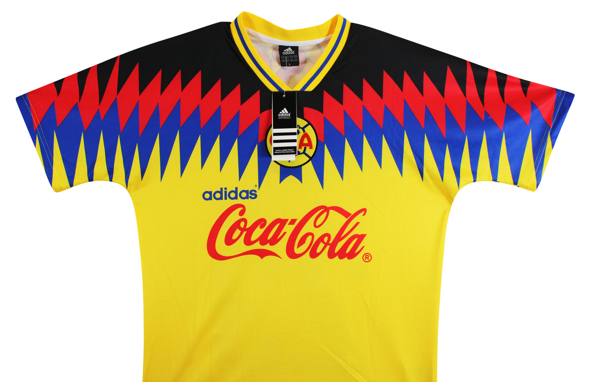 Club America Cuauhtemoc Blanco Signed Yellow Adidas Jersey JSA #WB665597