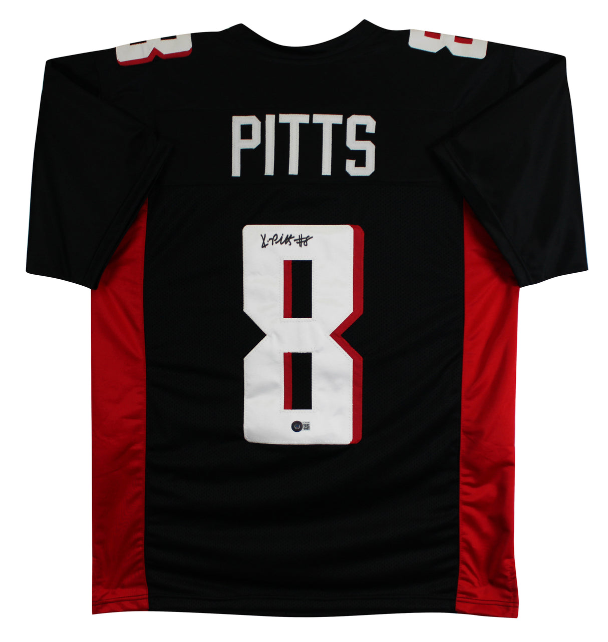 Kyle Pitts Authentic Signed Black Pro Style Jersey Autographed BAS Wit #WL84248