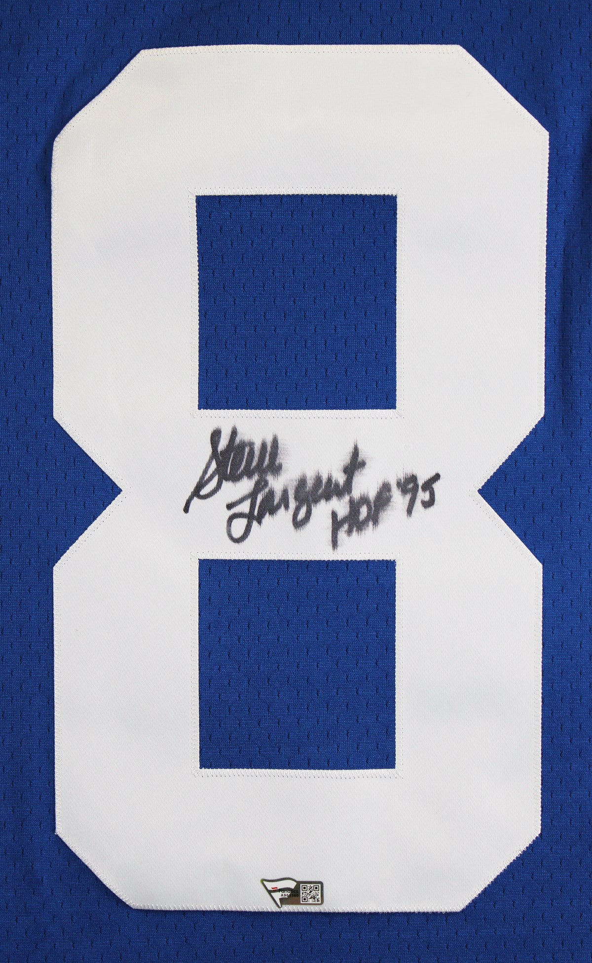 Seahawks Steve Largent "HOF 95" Signed Blue TB M&N Jersey Fanatics #A901160