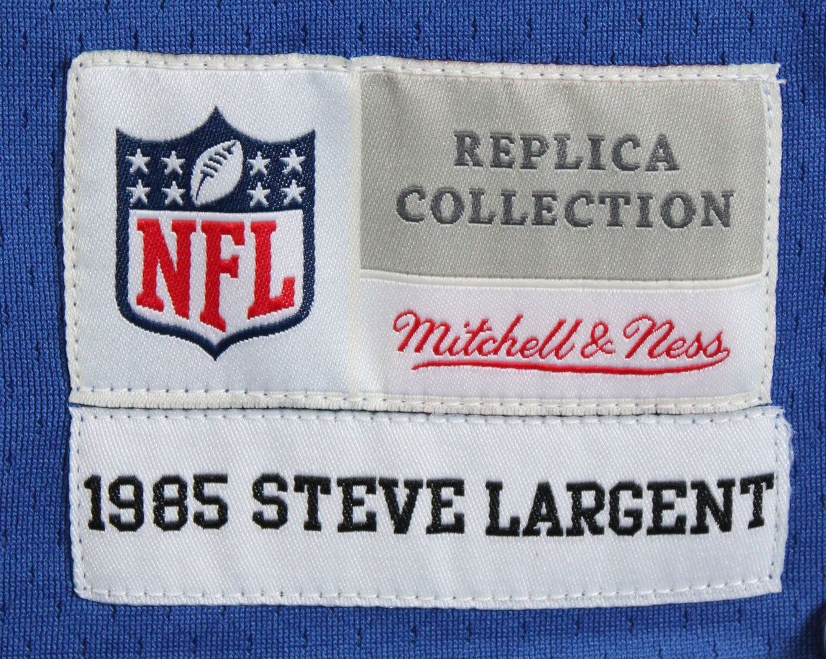 Seahawks Steve Largent "HOF 95" Signed Blue TB M&N Jersey Fanatics #A901160