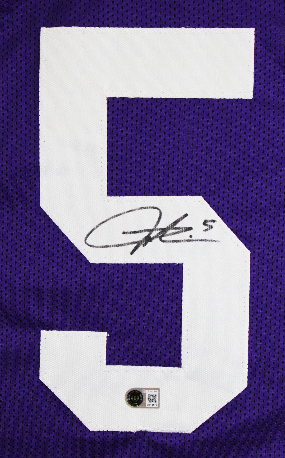 TCU LaDainian Tomlinson Authentic Signed Purple Pro Style Jersey Autographed BAS