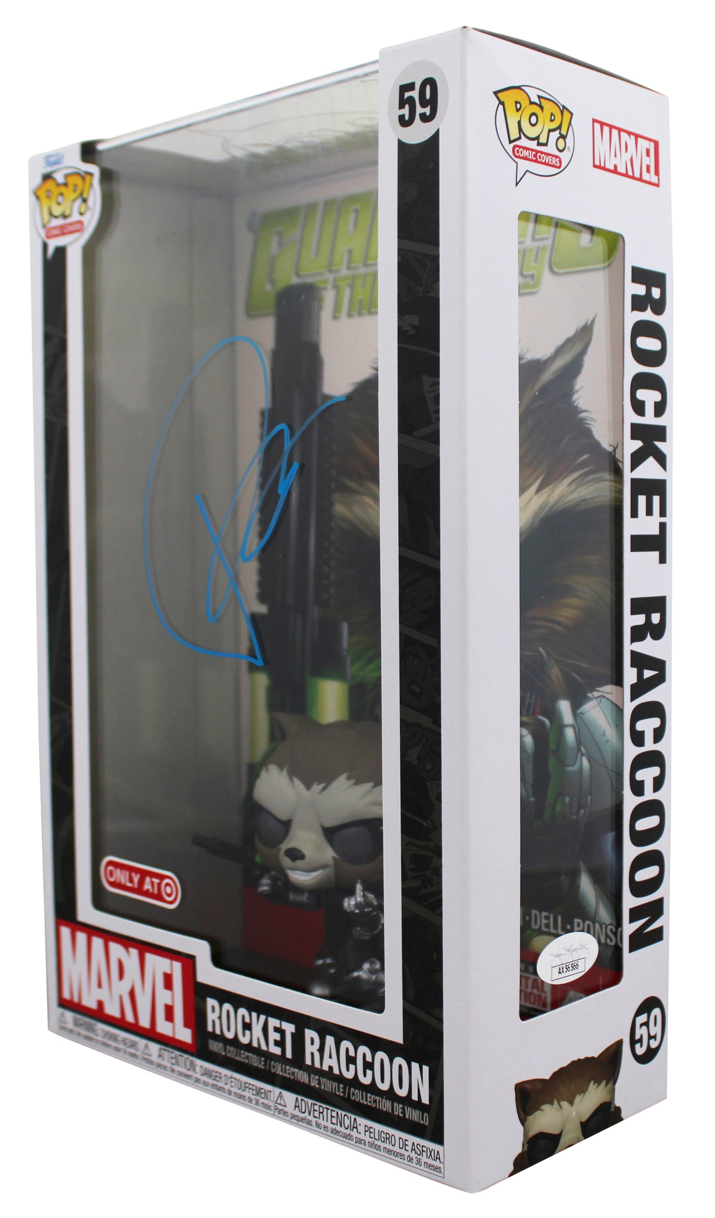 Bradley Cooper Guardians of the Galaxy Signed #59 Large Funko Pop Figure JSA