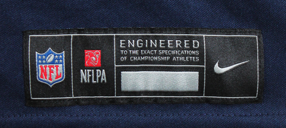 Patriots Christian Gonzalez Signed Navy Nike Limited Jersey BAS Witnessed