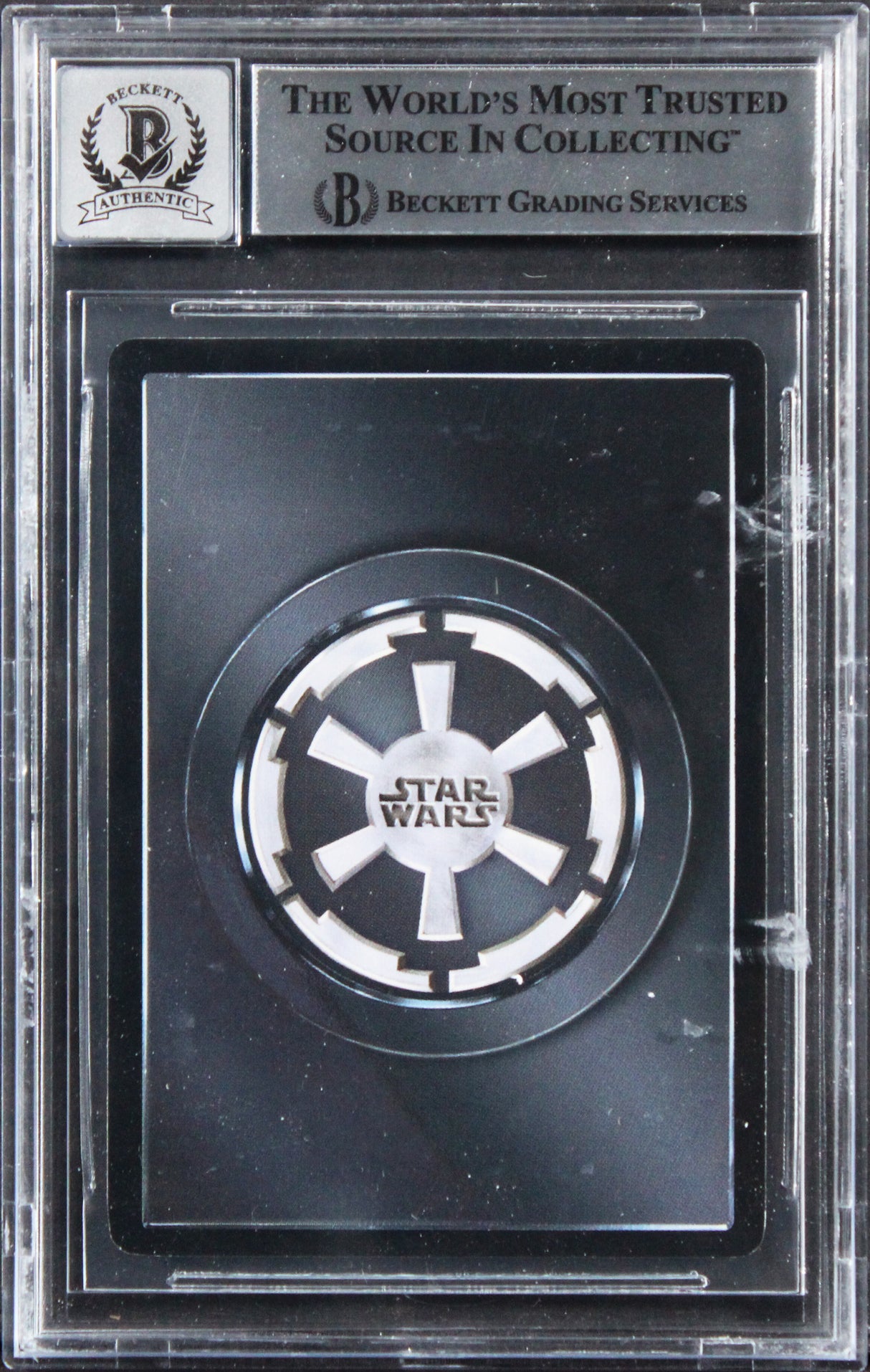 (3) Huston +2 Signed 1997 Star Wars Cloud City #161 Card Auto 10! BAS Slabbed