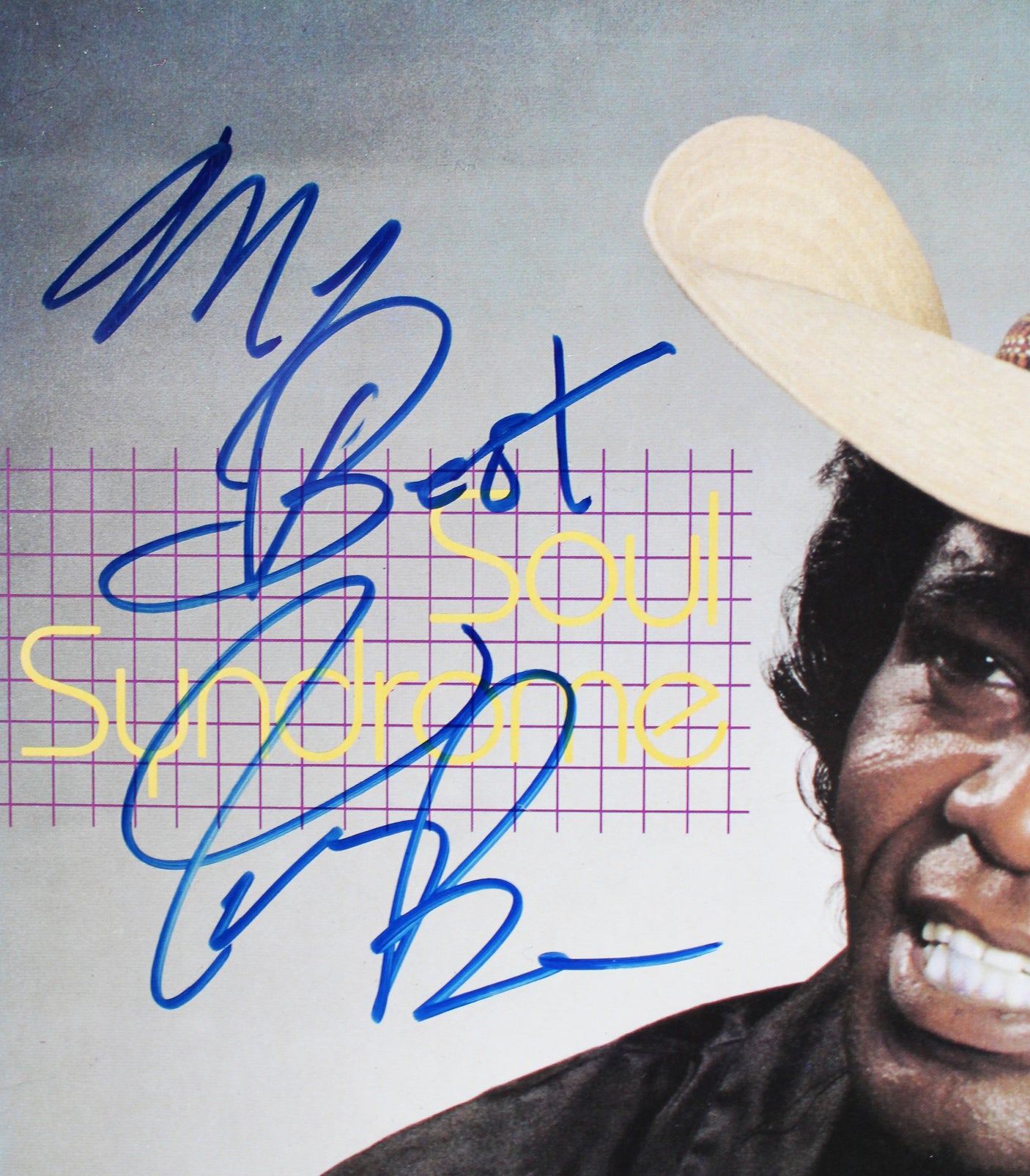 James Brown "My Best, I feel Good" Signed Soul Syndrome Album Cover BAS #AE02904