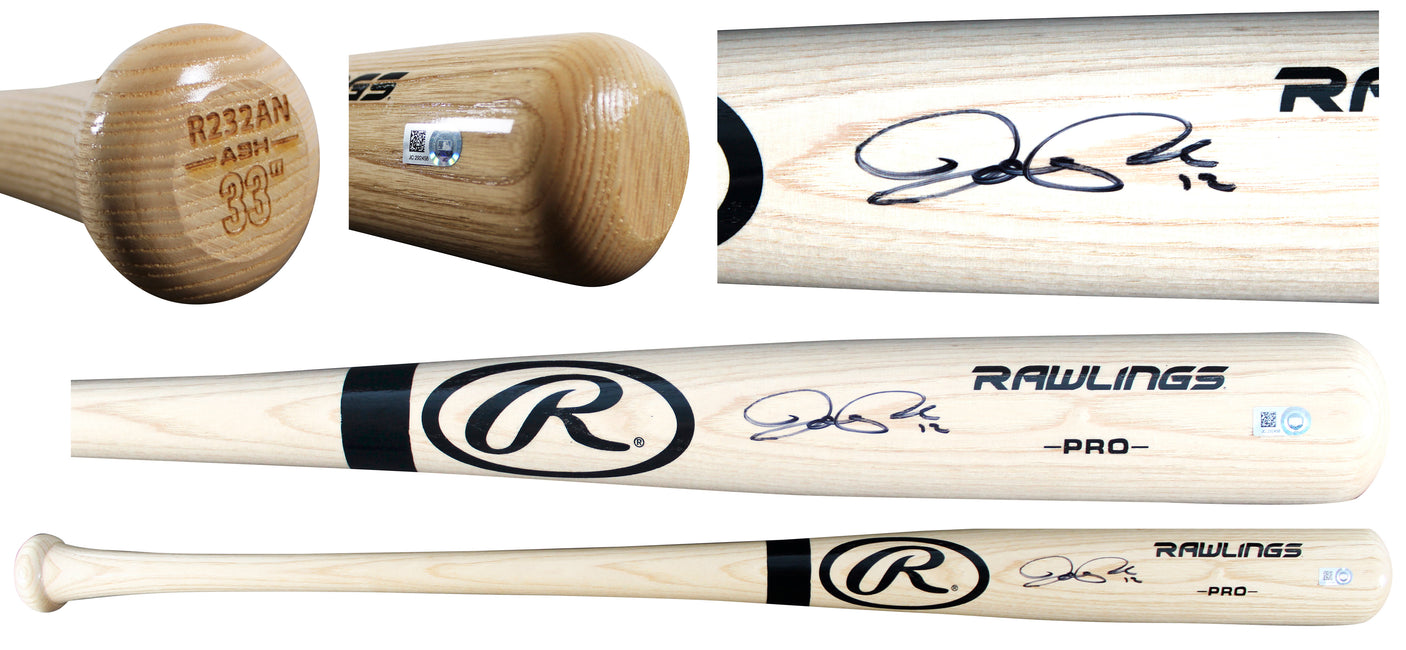 Giants Joe Panik Authentic Signed Rawlings Blonde Baseball Bat MLB #JC292458