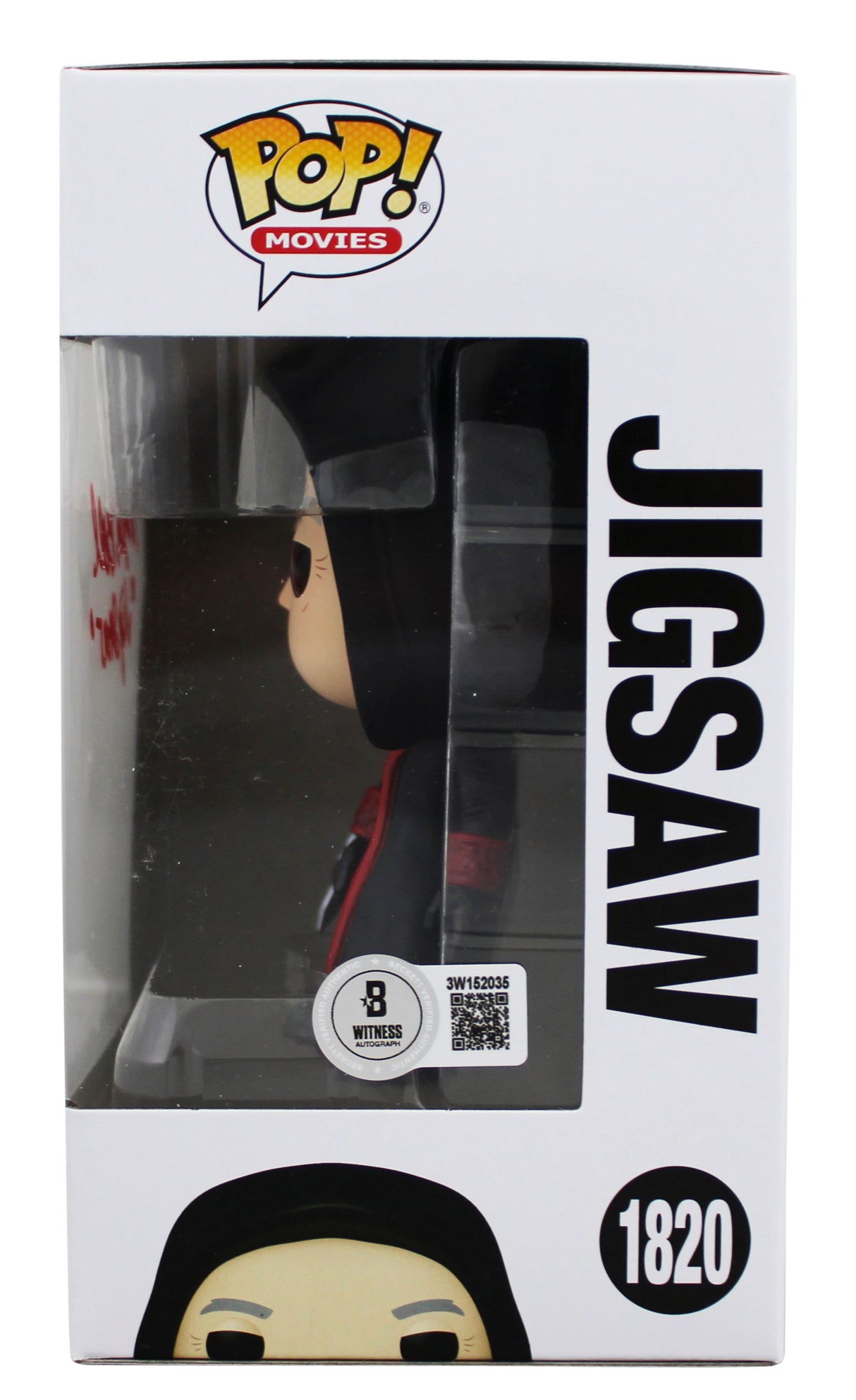 Tobin Bell Saw "Jigsaw" Signed #1820 Funko Pop Vinyl Figure BAS Wit #3W152035