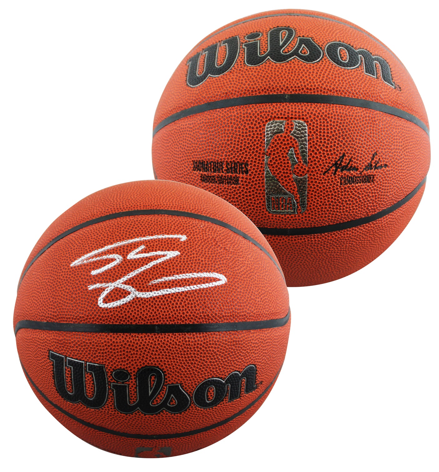 Lakers Shaquille O'Neal Signed Wilson Signature Series Basketball W/ Case BAS W