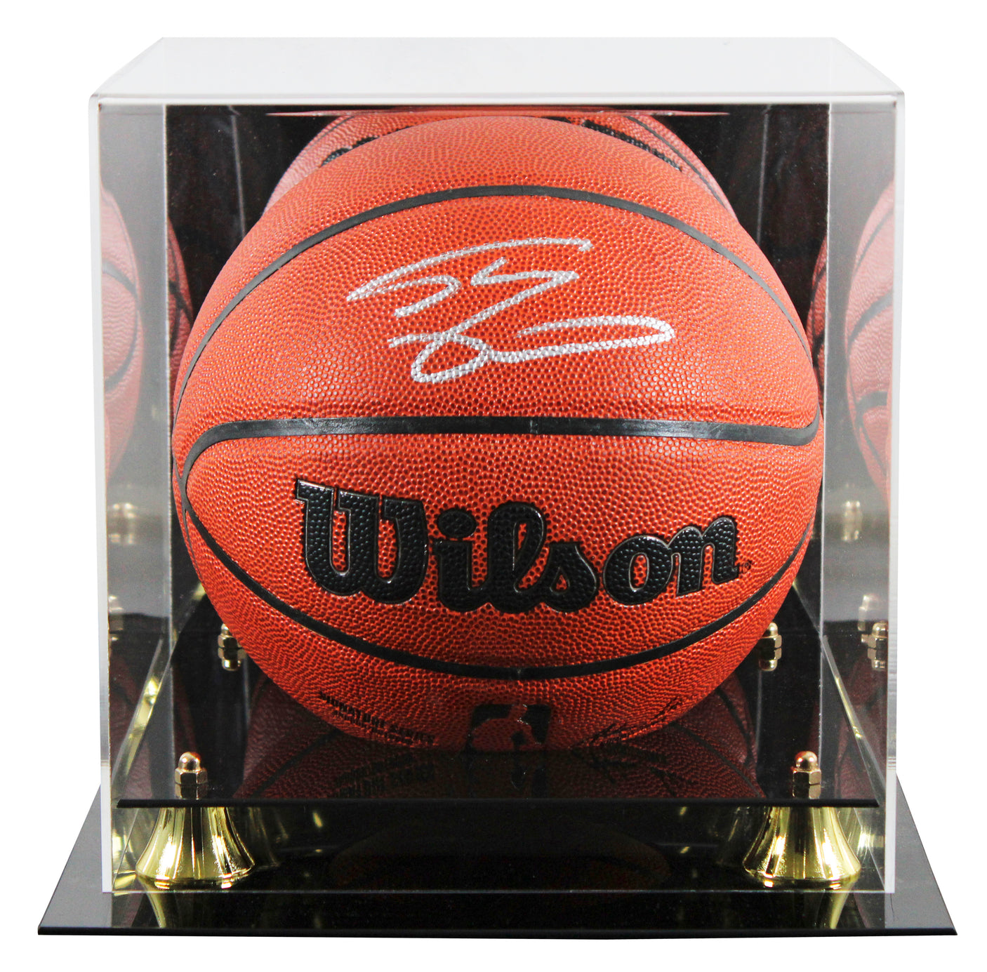 Lakers Shaquille O'Neal Signed Wilson Signature Series Basketball W/ Case BAS W