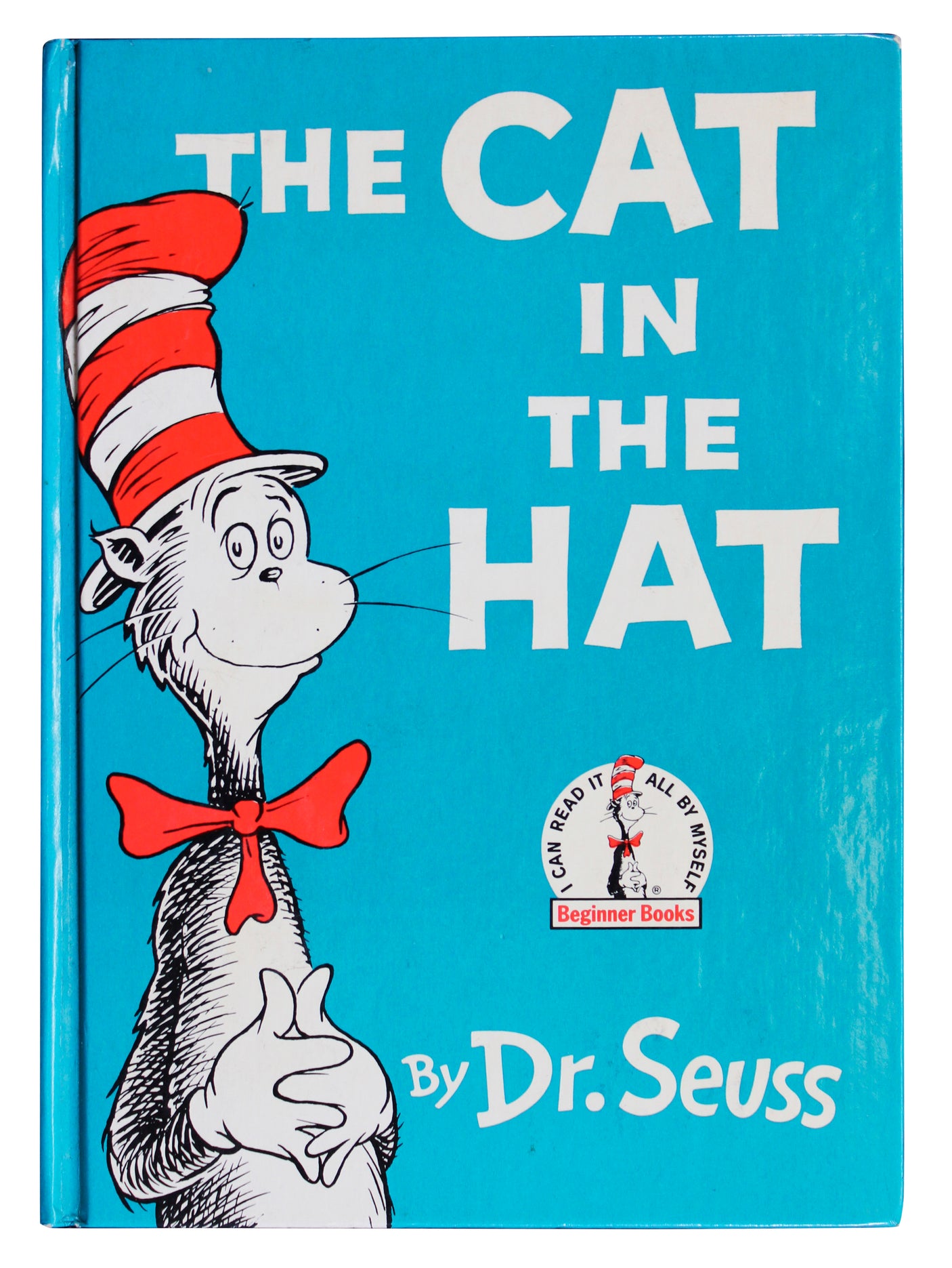 Dr. Seuss "Best Wishes" Signed The Cat in the Hat Hardcover Book BAS #AE13957