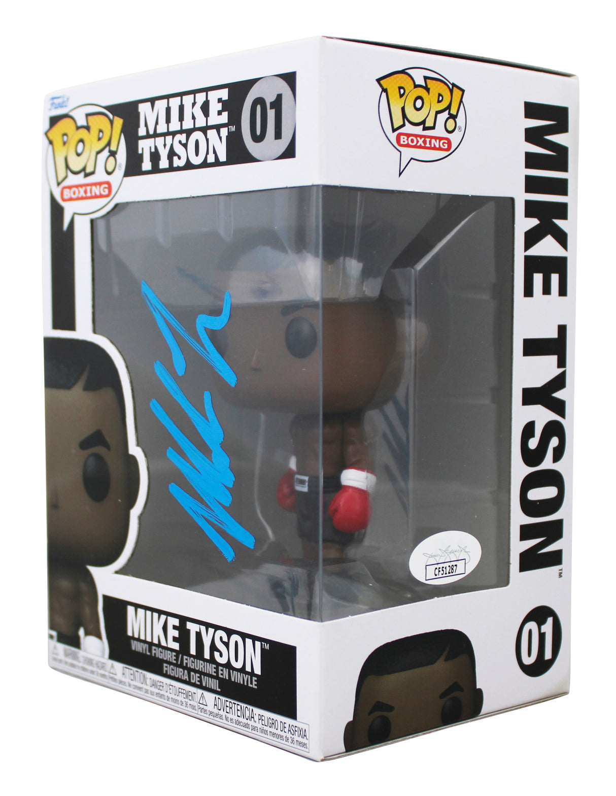 Mike Tyson Authentic Signed #01 Funko Pop Vinyl Figure Autographed JSA #CF51287