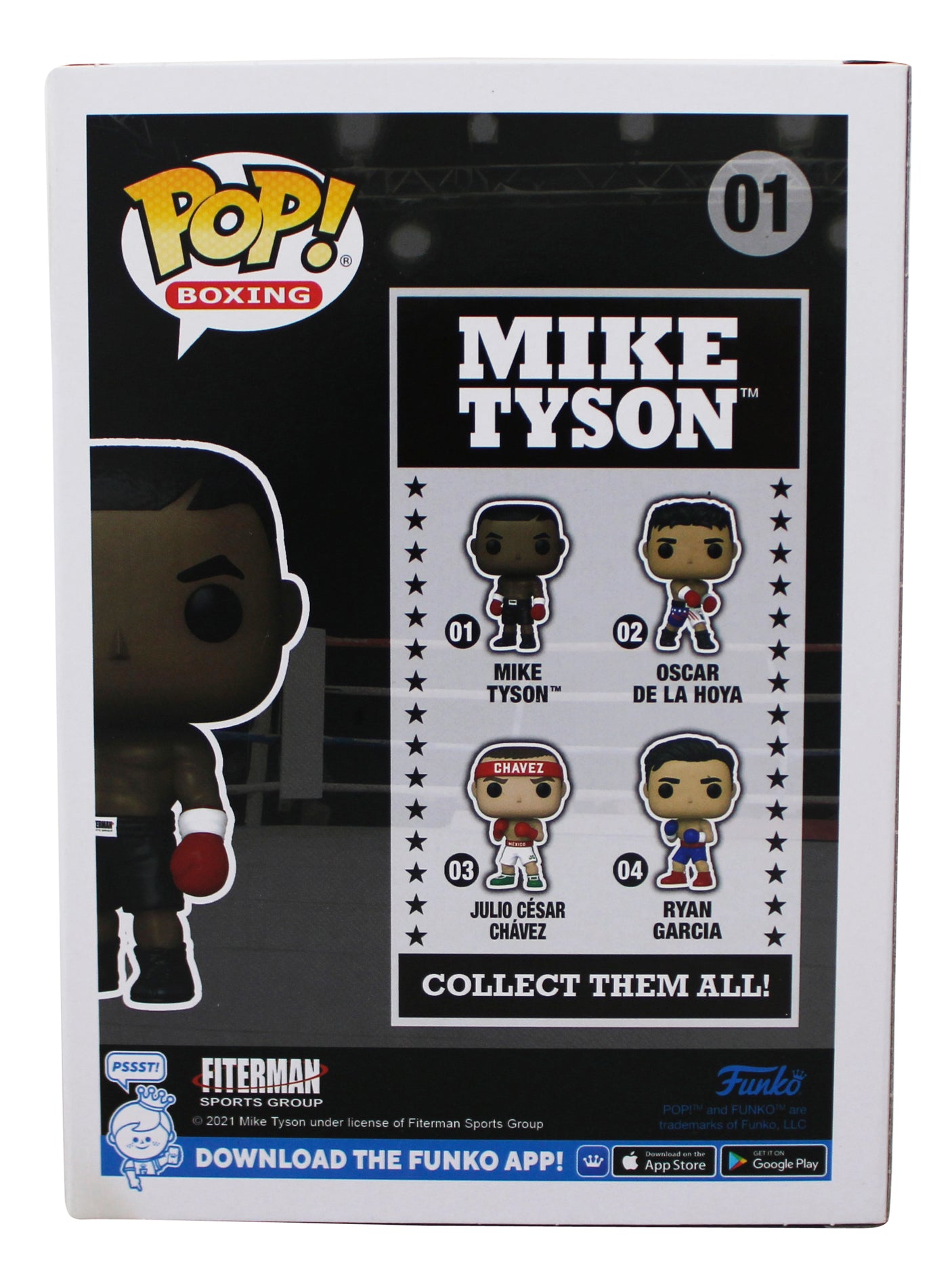Mike Tyson Authentic Signed #01 Funko Pop Vinyl Figure Autographed JSA #CF51287