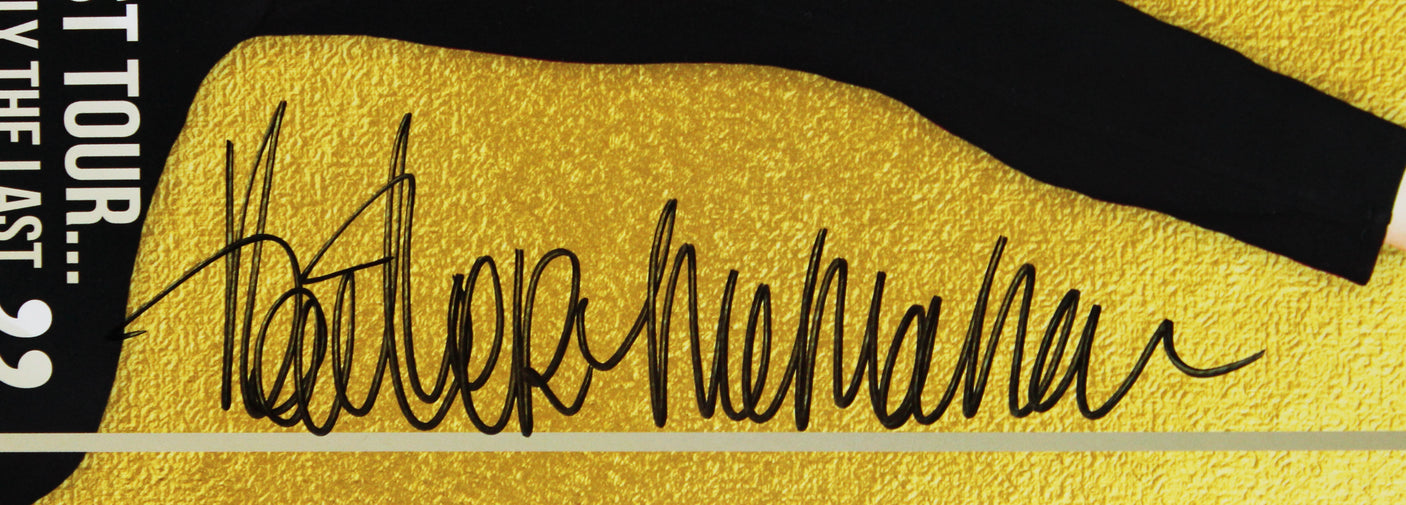 Heather McMahan Stand-Up Comedian Signed 11x17 The Farwell Tour Poster BAS