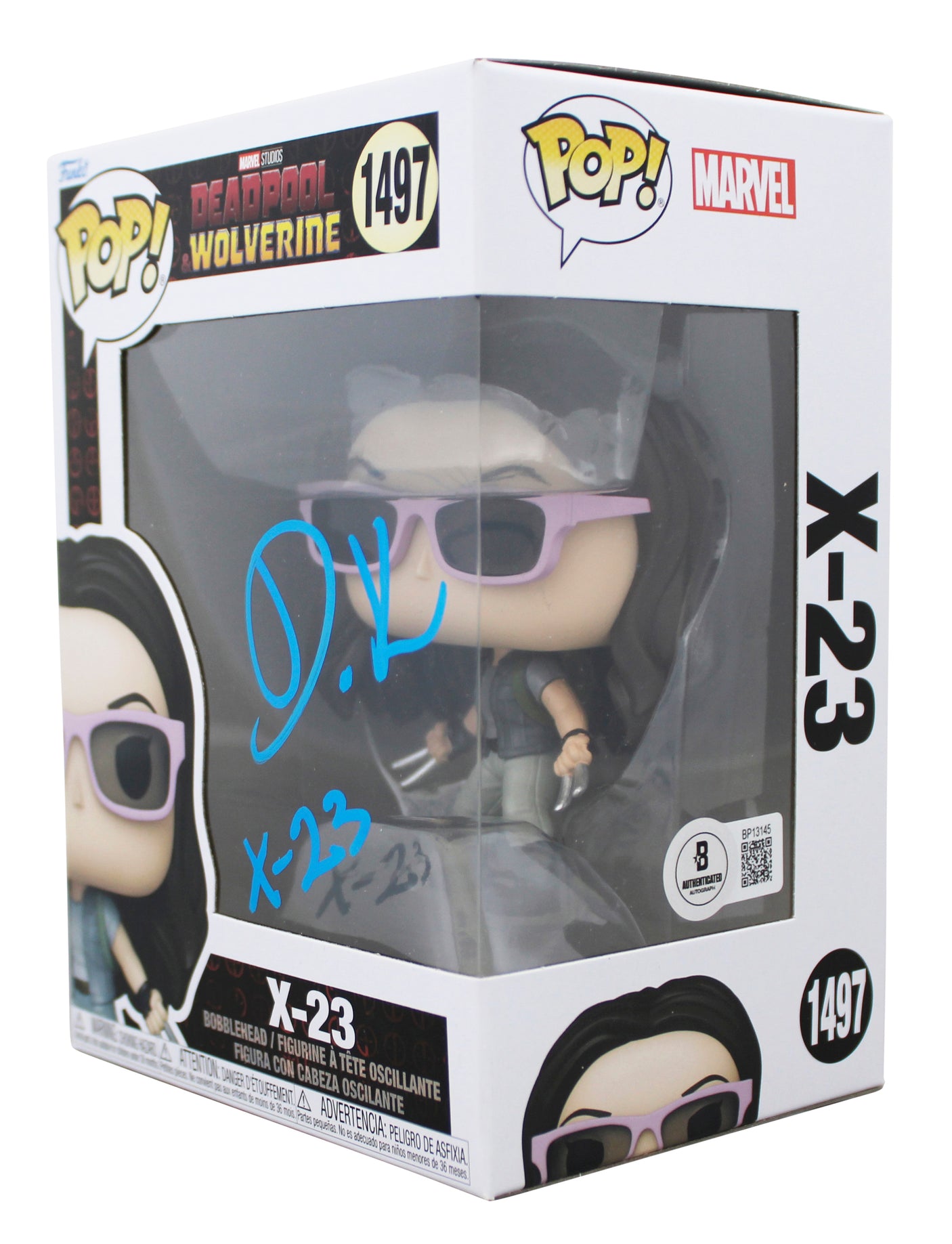 Dafne Keen Deadpool & Wolverine "X-23" Signed #1497 Funko Pop Vinyl Figure BAS