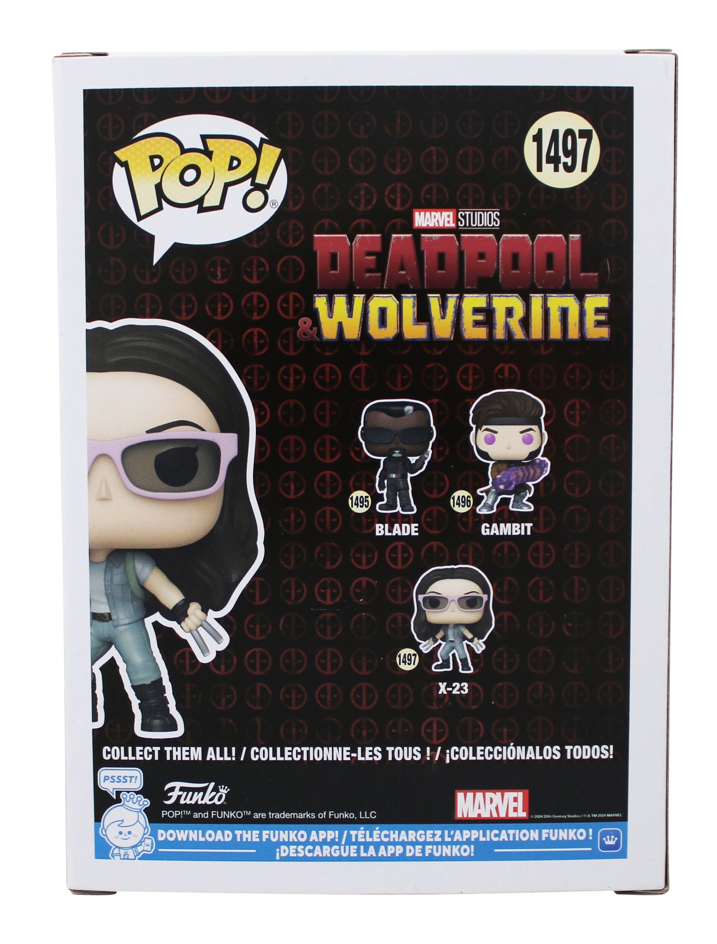 Dafne Keen Deadpool & Wolverine "X-23" Signed #1497 Funko Pop Vinyl Figure BAS