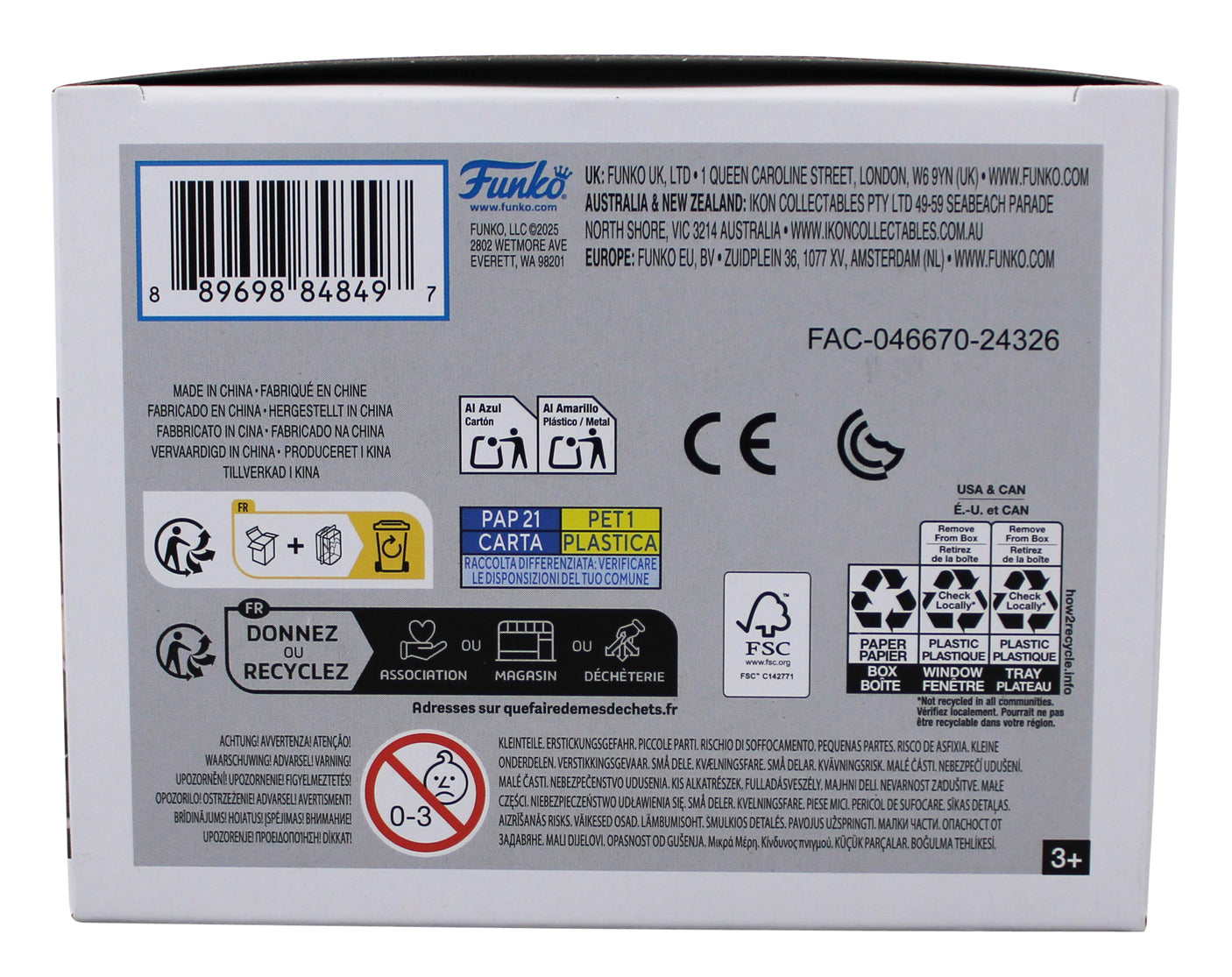 Dafne Keen Deadpool & Wolverine "X-23" Signed #1497 Funko Pop Vinyl Figure BAS