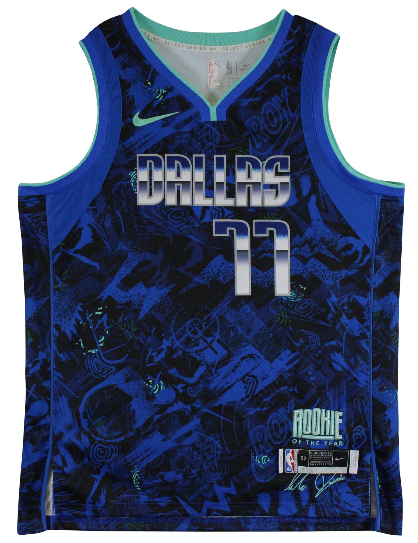 Mavericks Luka Doncic Authentic Signed Jersey BAS #AE13899