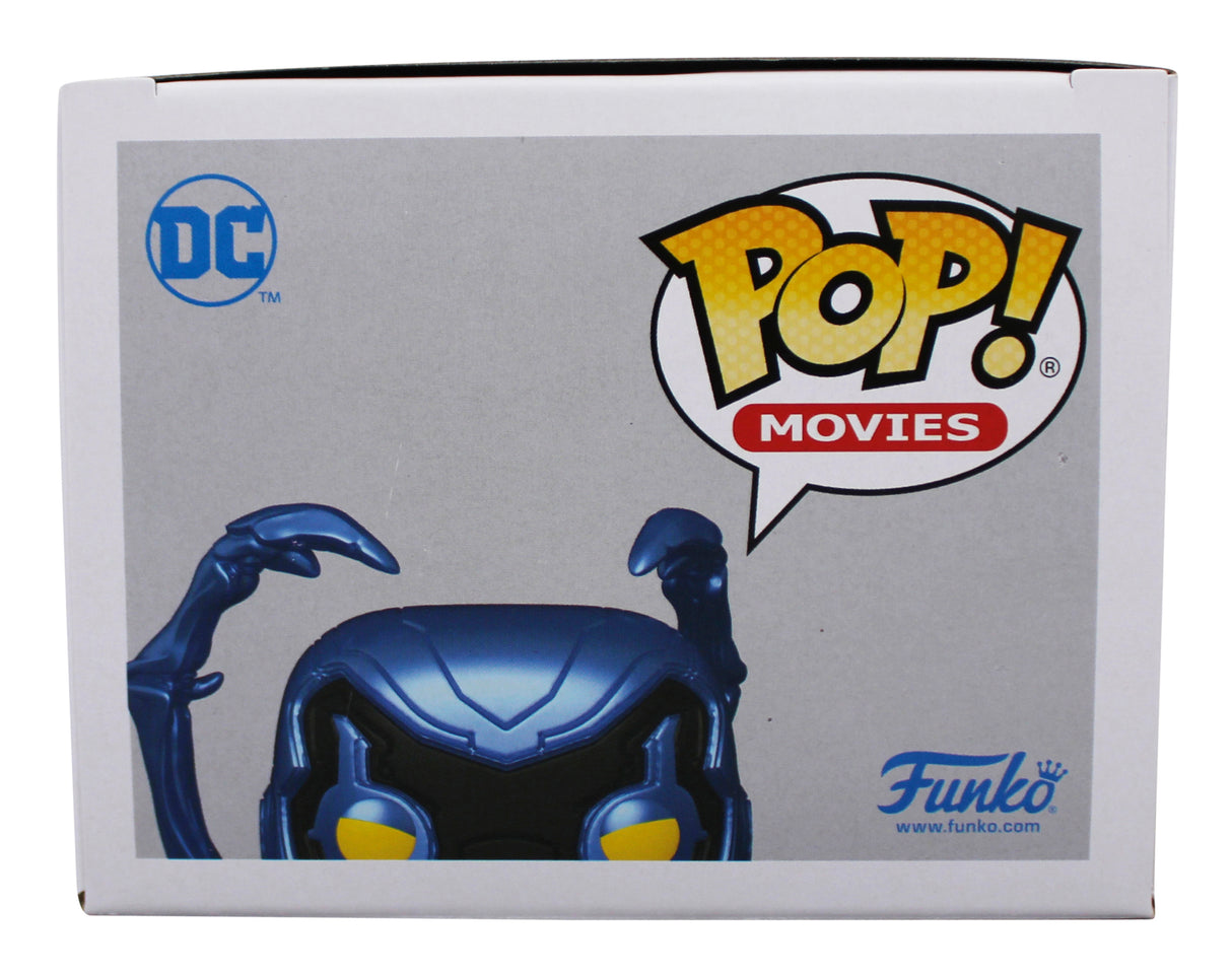 Xolo Mariduena Blue Beetle Signed #1406 Funko Pop Vinyl Figure BAS #BN36431
