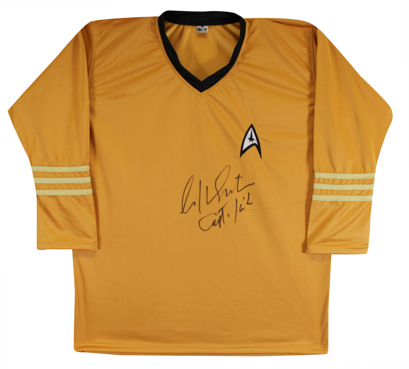 William Shatner Star Trek "Captain Kirk" Authentic Signed Uniform Shirt BAS Wit
