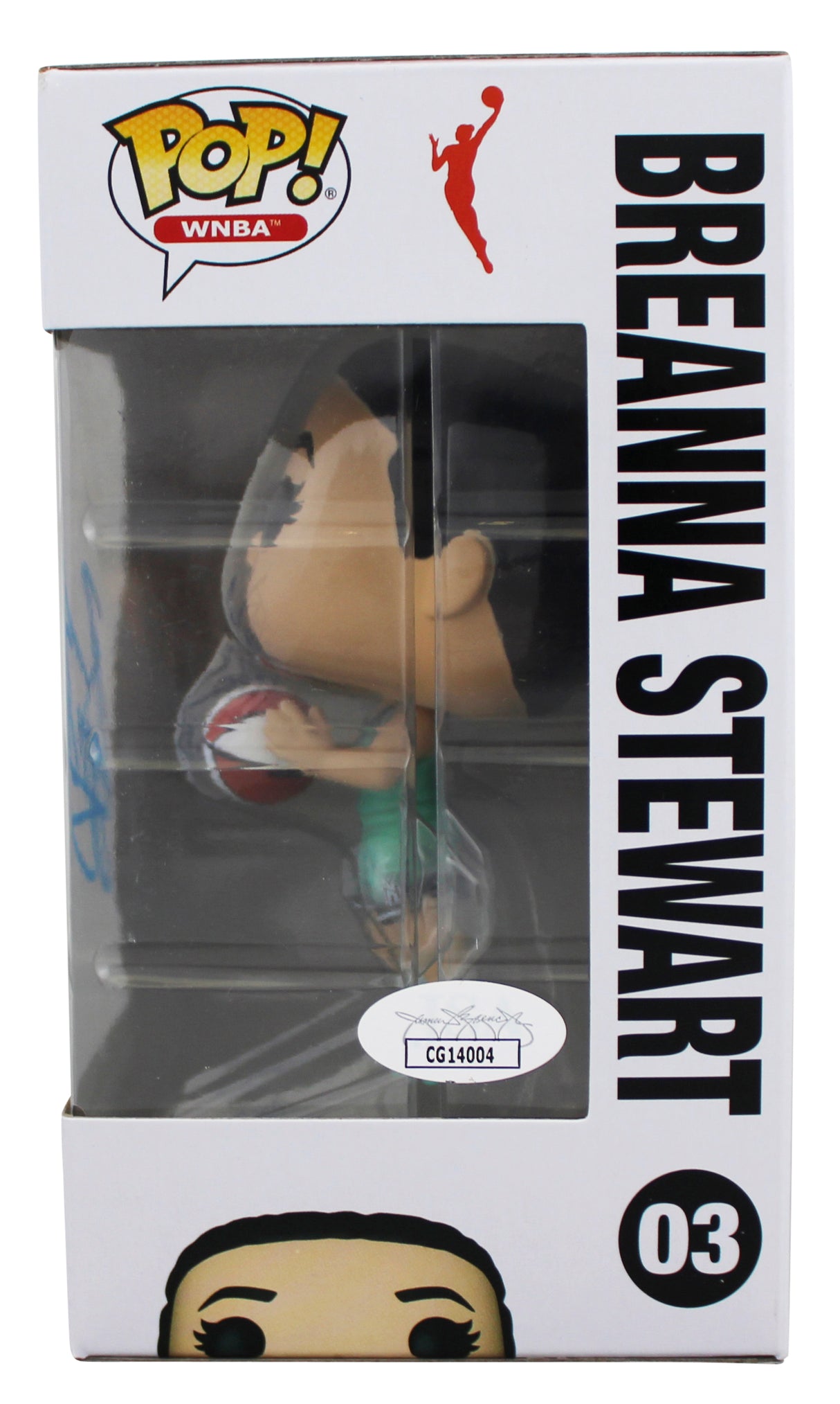 Liberty Breanna Stewart Authentic Signed #03 Funko Pop Vinyl Figure JSA #CG14004