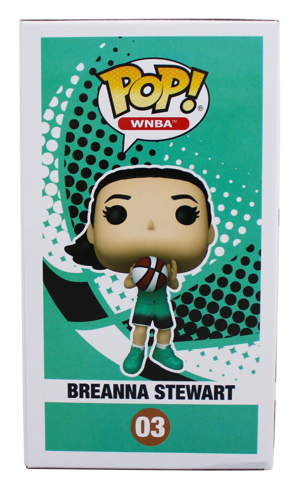 Liberty Breanna Stewart Authentic Signed #03 Funko Pop Vinyl Figure JSA #CG14004
