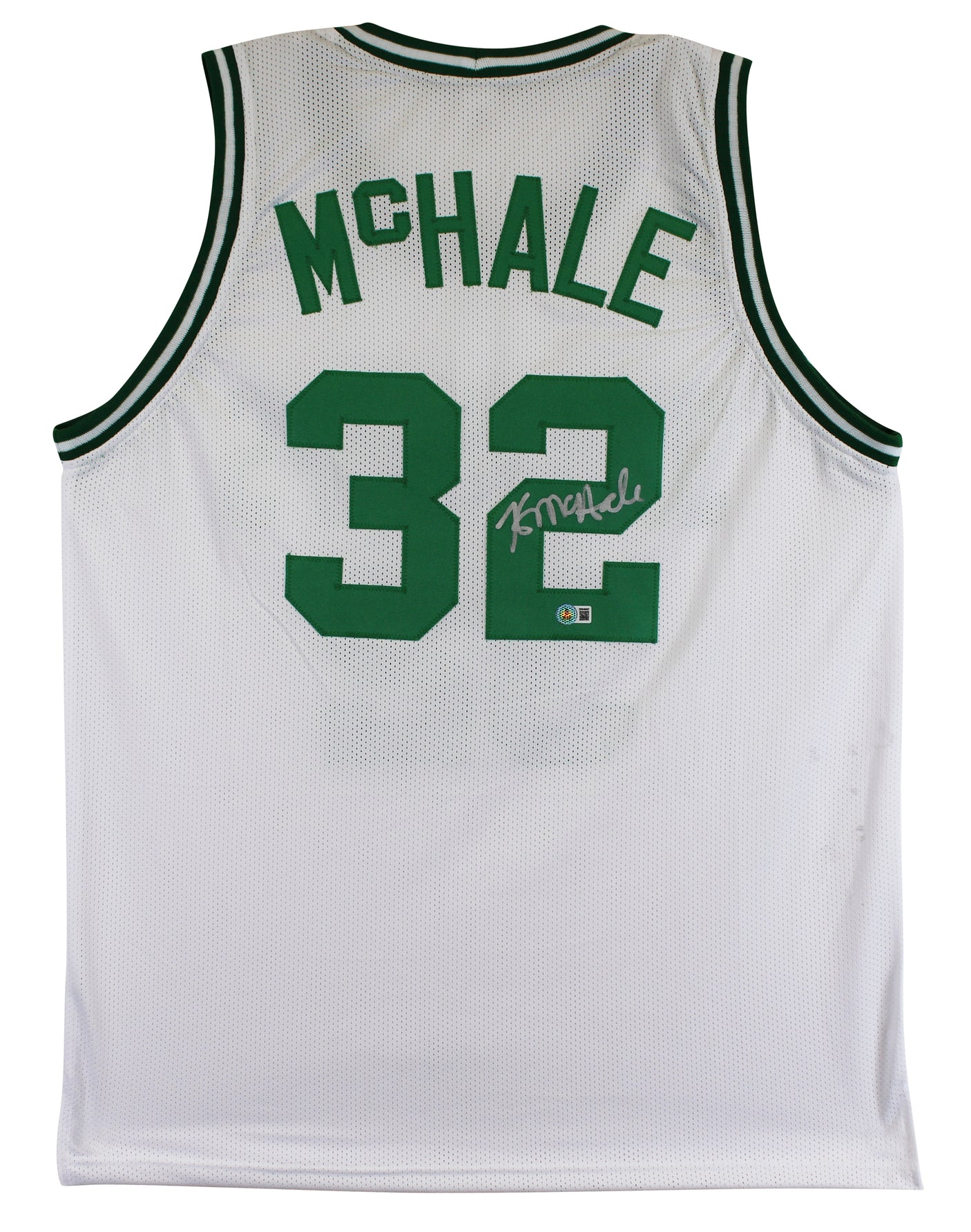 Kevin McHale Authentic Signed White Pro Style Jersey Autographed BAS Witnessed