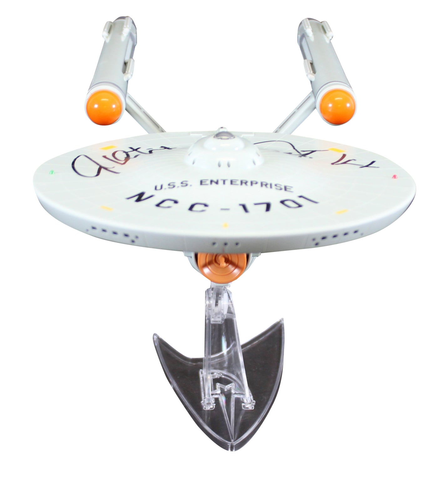 William Shatner Star Trek "Captain Kirk" Signed USS Enterprise NCC-1701 BAS Wit