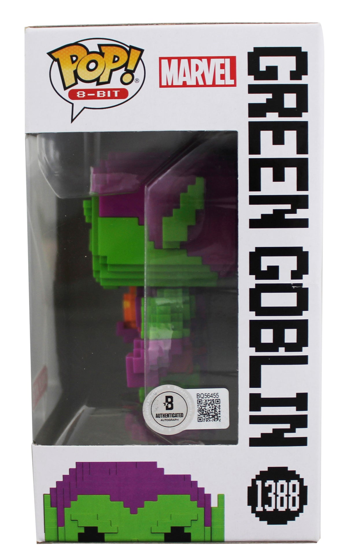 Willem Dafoe Spiderman Signed Green Goblin #1388 Funko Pop Figure BAS #BQ56455
