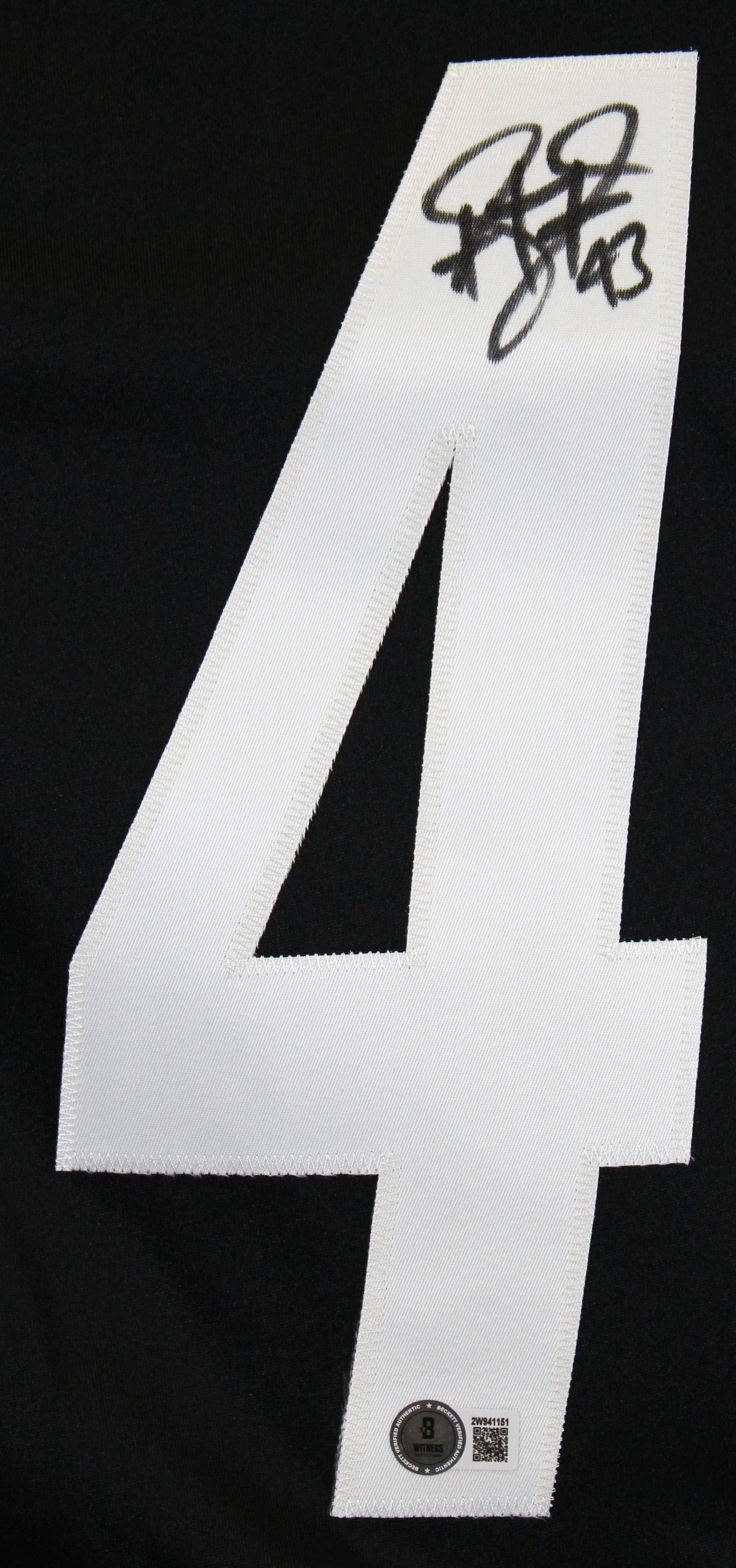 Steelers Troy Polamalu Authentic Signed Black Nike Limited Jersey BAS Witnessed