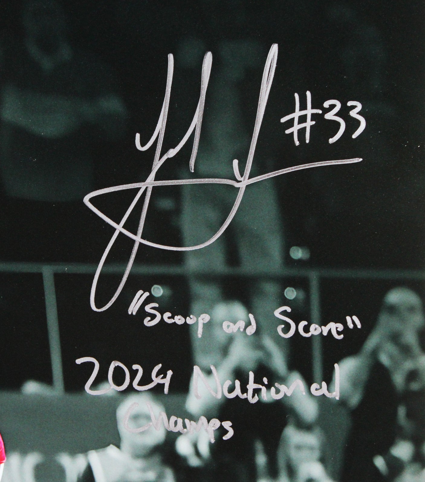 Ohio State Jack Sawyer "2x Insc" Signed 16x20 Horizontal Spotlight Photo BAS Wit