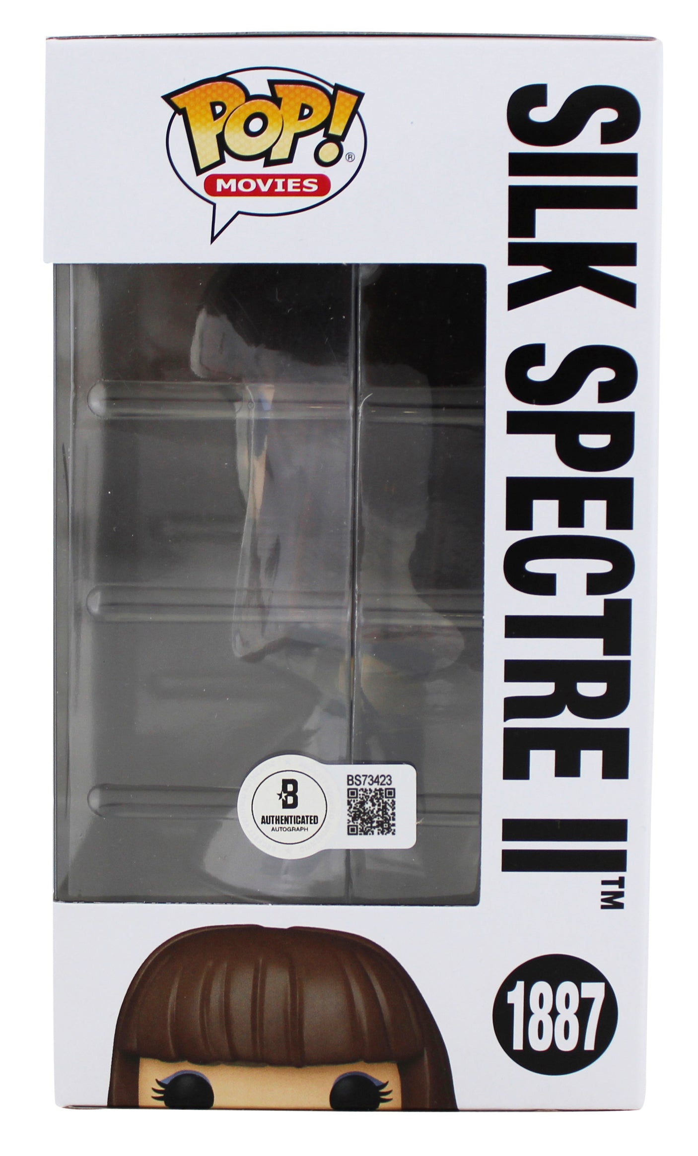 Malin Akerman Watchmen Signed Silk Spectre #1887 Funko Pop Figure BAS #BS73423