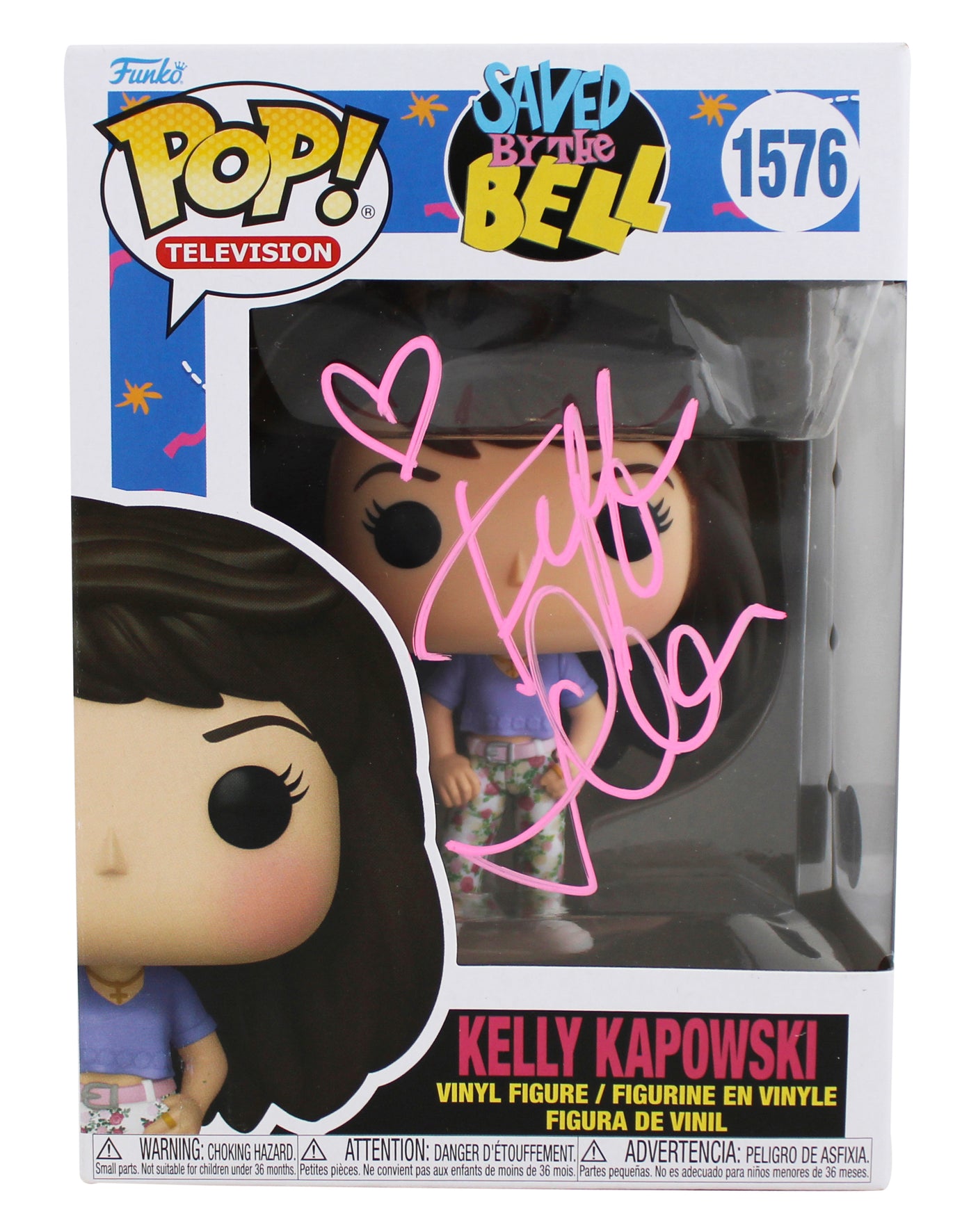 Tiffani Thiessen Saved By The Bell Signed #1576 Funko Pop Figure BAS W #2W520809