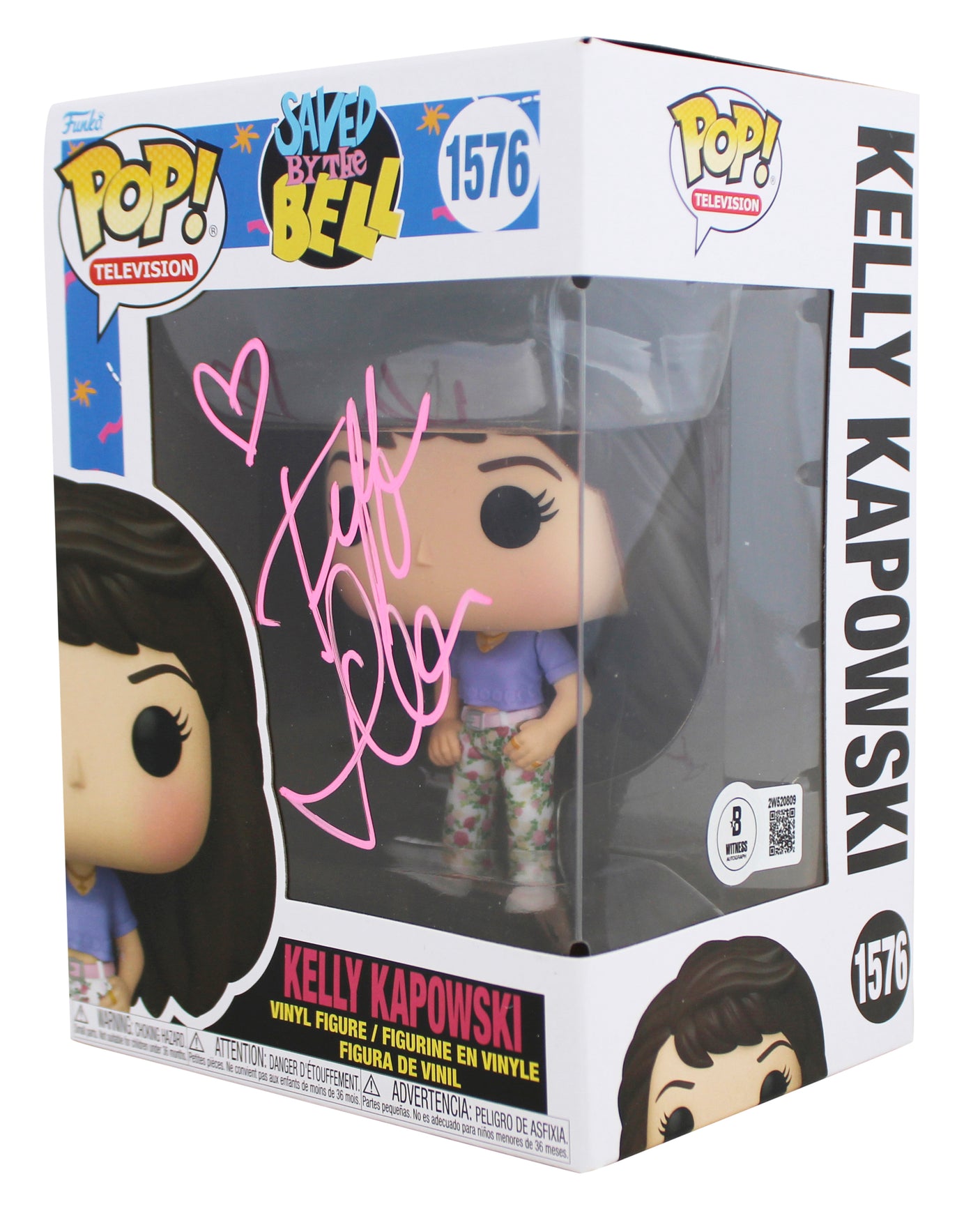 Tiffani Thiessen Saved By The Bell Signed #1576 Funko Pop Figure BAS W #2W520809