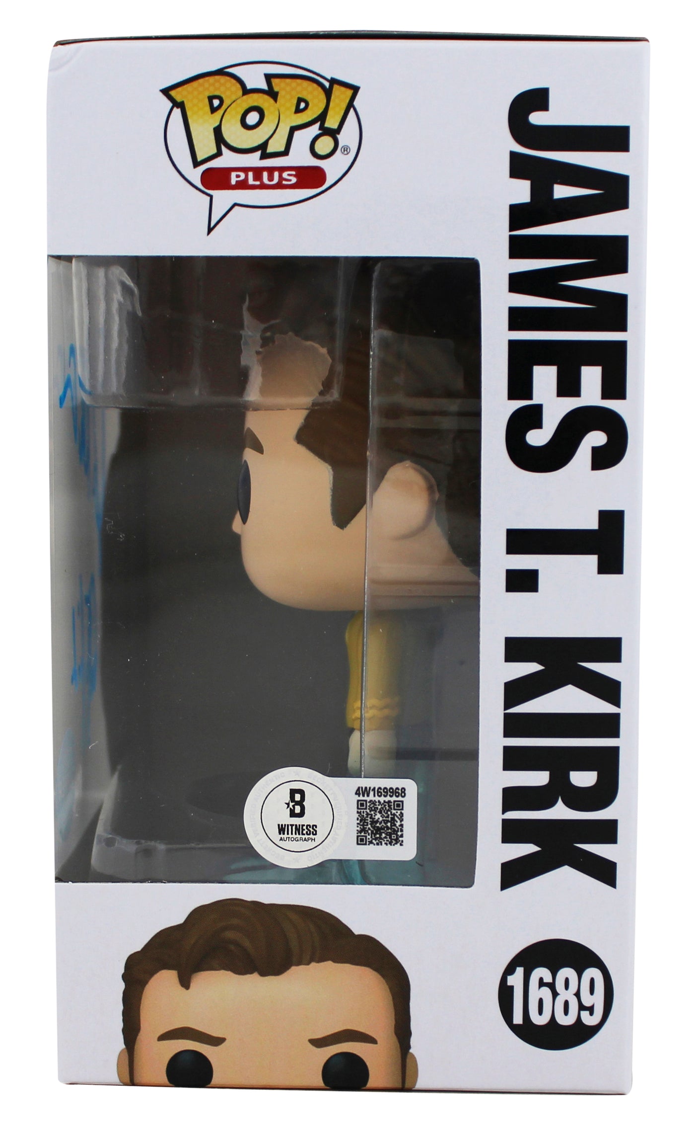 William Shatner Star Trek "Captain Kirk" Signed #1689 Funko Pop Figure BAS Wit