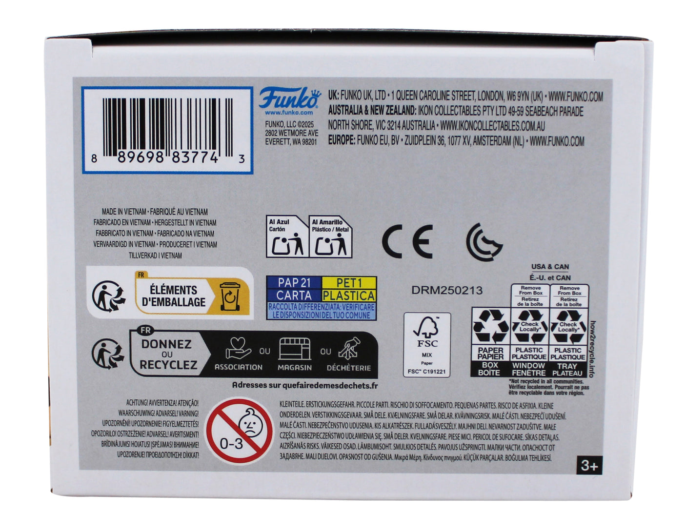 William Shatner Star Trek "Captain Kirk" Signed #1689 Funko Pop Figure BAS Wit