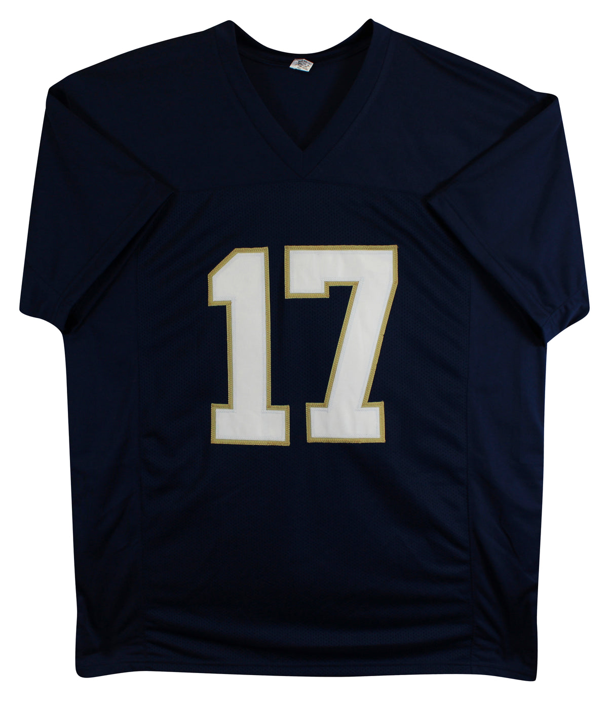 Notre Dame Jack Coan Authentic Signed Navy Pro Style Jersey JSA #WIT714153