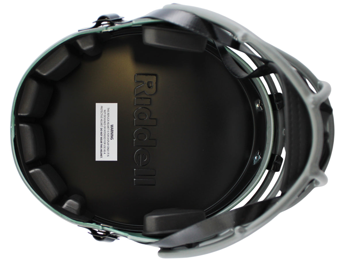 Texans Azeez Al-Shaair Signed STS IV Full Size Speed Rep Helmet W/ Case BAS Wit