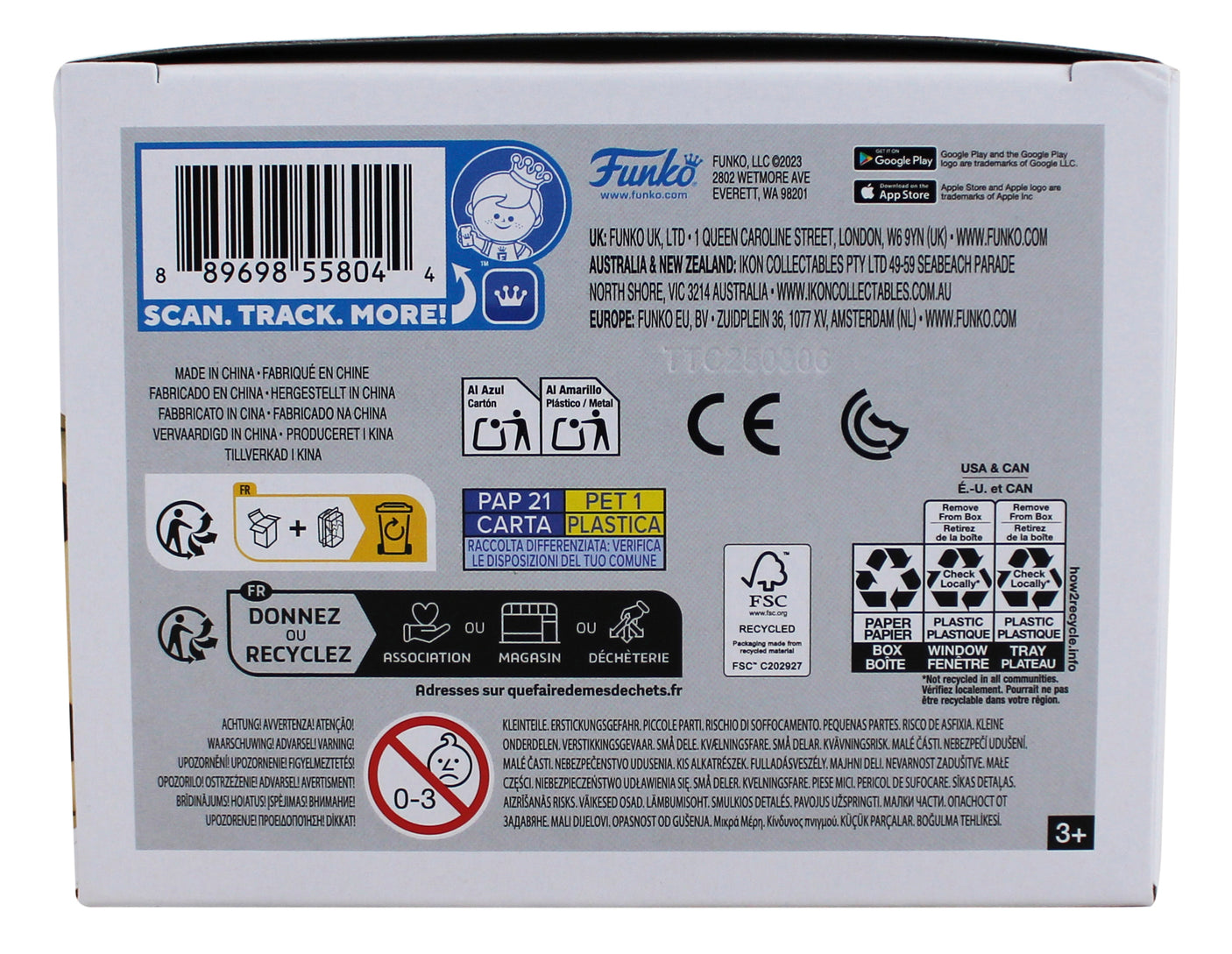 William Shatner Star Trek "Captain Kirk" Signed #1136 Funko Pop Figure BAS Wit