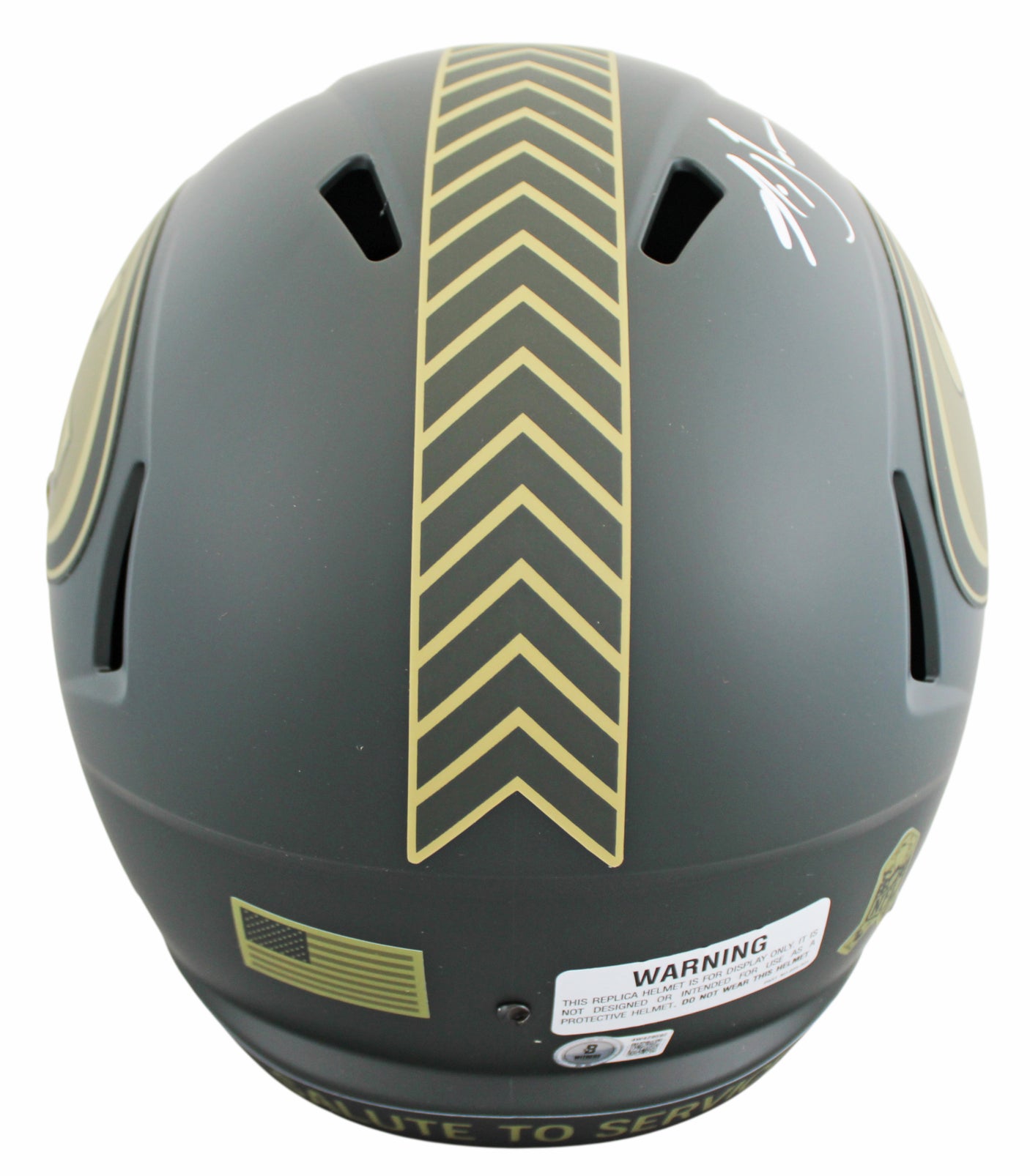 49ers Navorro Bowman Signed STS IV Full Size Speed Rep Helmet BAS Witnessed