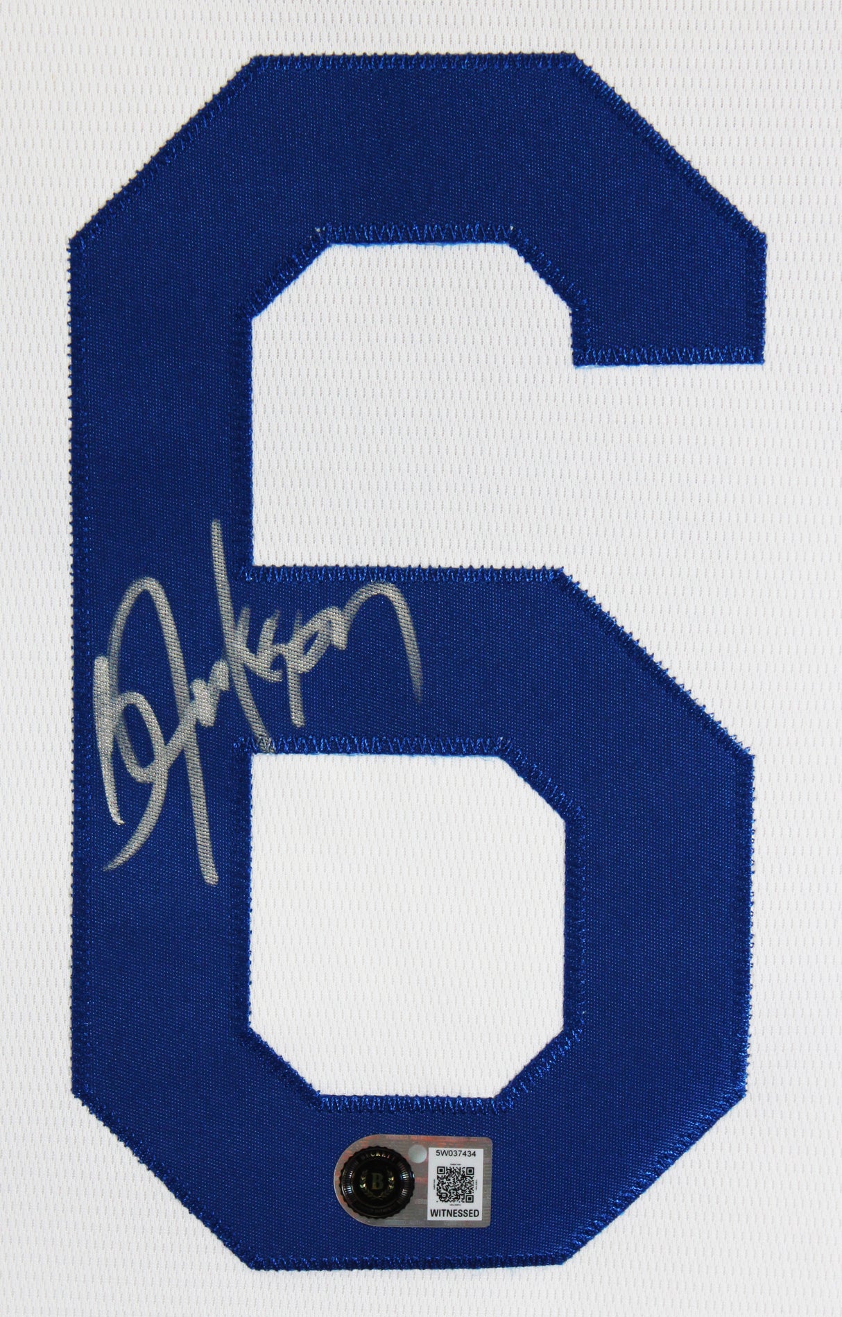 Royals Bo Jackson Authentic Signed White Majestic Cool Base Jersey BAS Witnessed