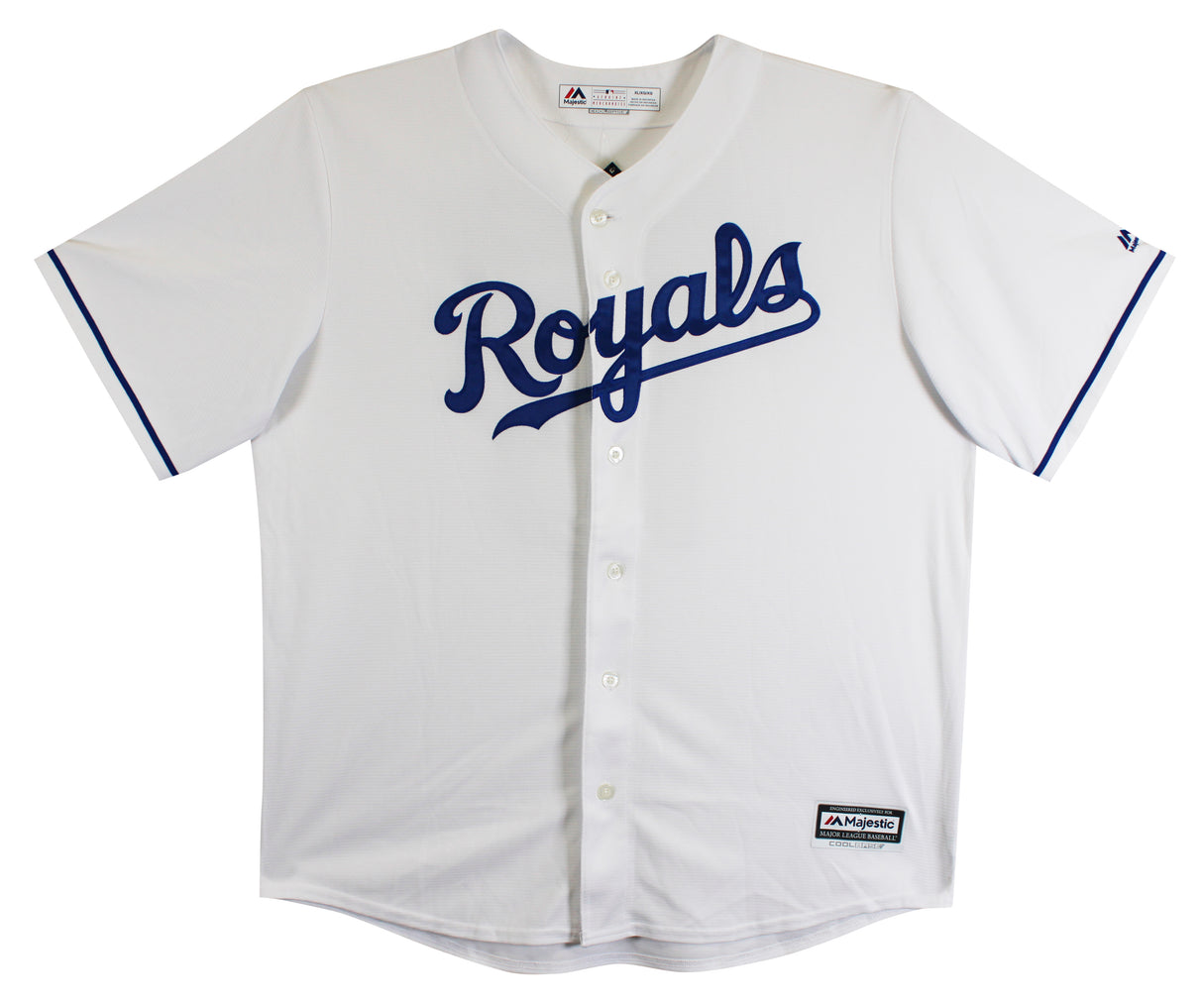 Royals Bo Jackson Authentic Signed White Majestic Cool Base Jersey BAS Witnessed