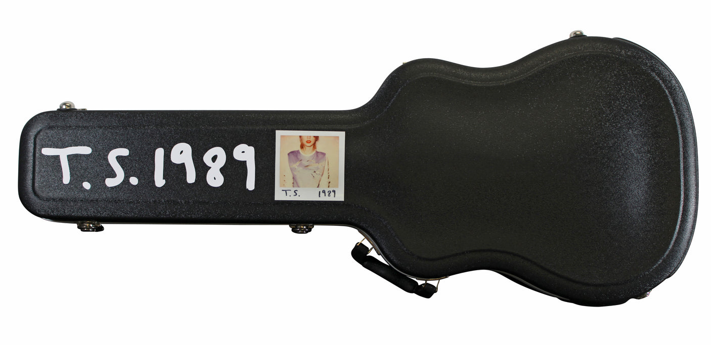 Taylor Swift Signed Baby Taylor Acoustic Guitar w/ Custom 1989 Case BAS LOA