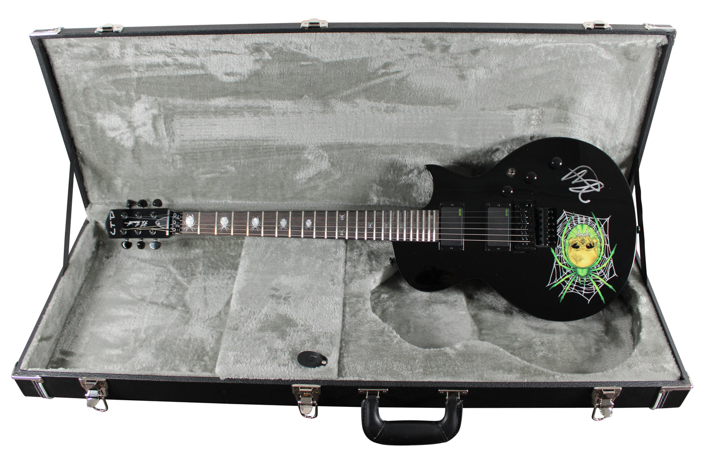 Kirk Hammett Authentic Signed EPS KH-602 Personal Model Guitar w/ Case BAS LOA