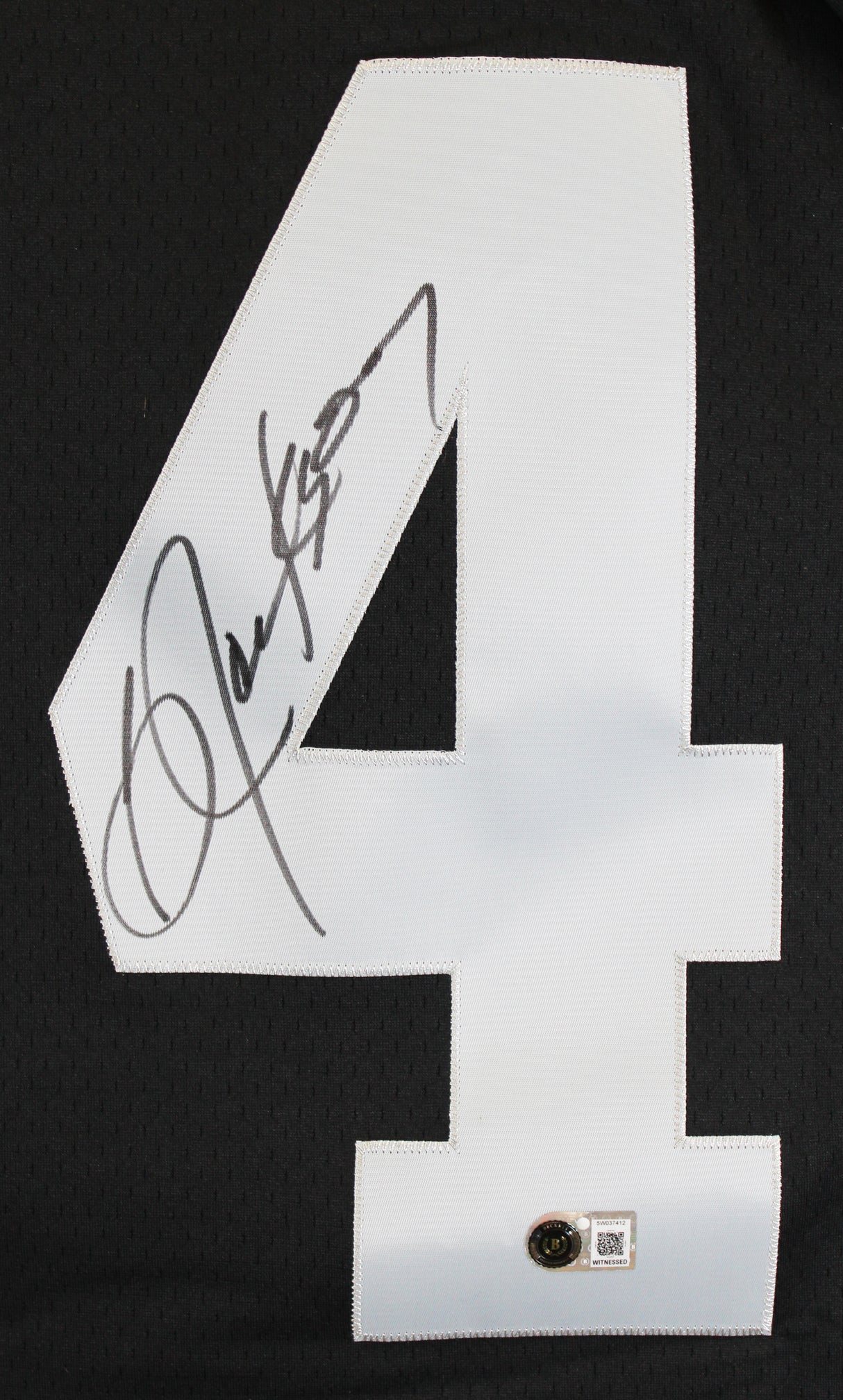 Raiders Bo Jackson Authentic Signed Black Mitchell & Ness Jersey BAS Witnessed