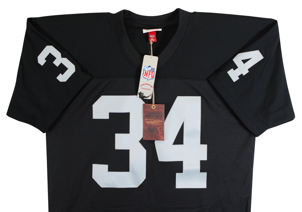 Raiders Bo Jackson Authentic Signed Black Mitchell & Ness Jersey BAS Witnessed