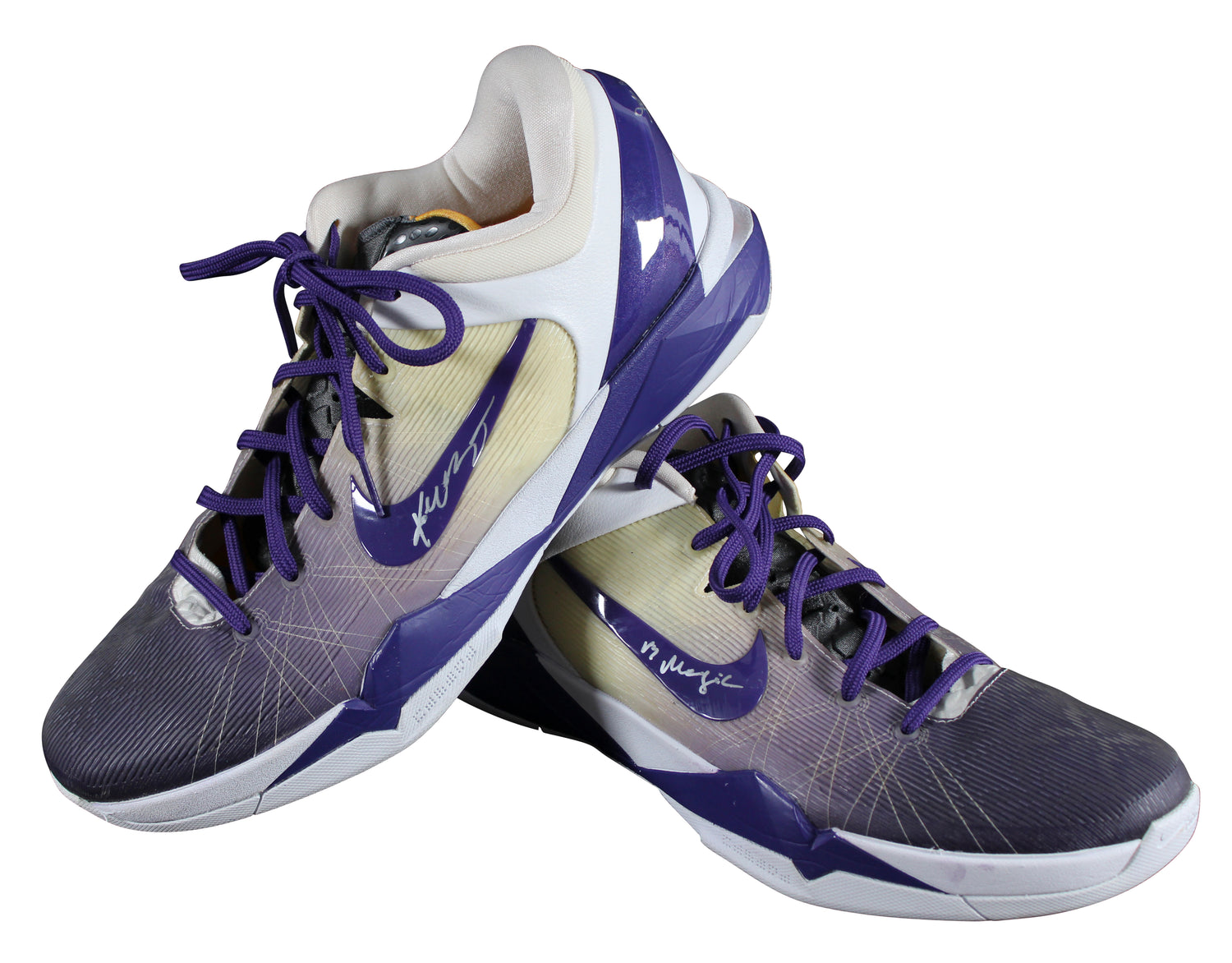Lakers Kobe Bryant Signed 12/2/2012 Game Worn Nike Zoom Kobe VII Shoes BAS & SIA