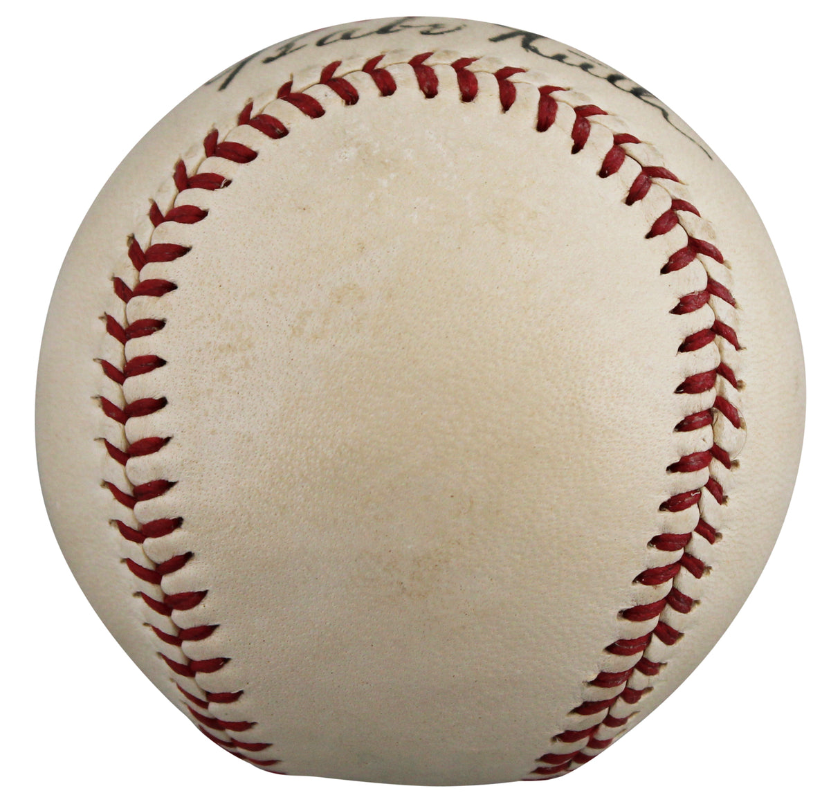 Yankees Babe Ruth Authentic Signed Baseball Graded 7.5! PSA/DNA #AP07003